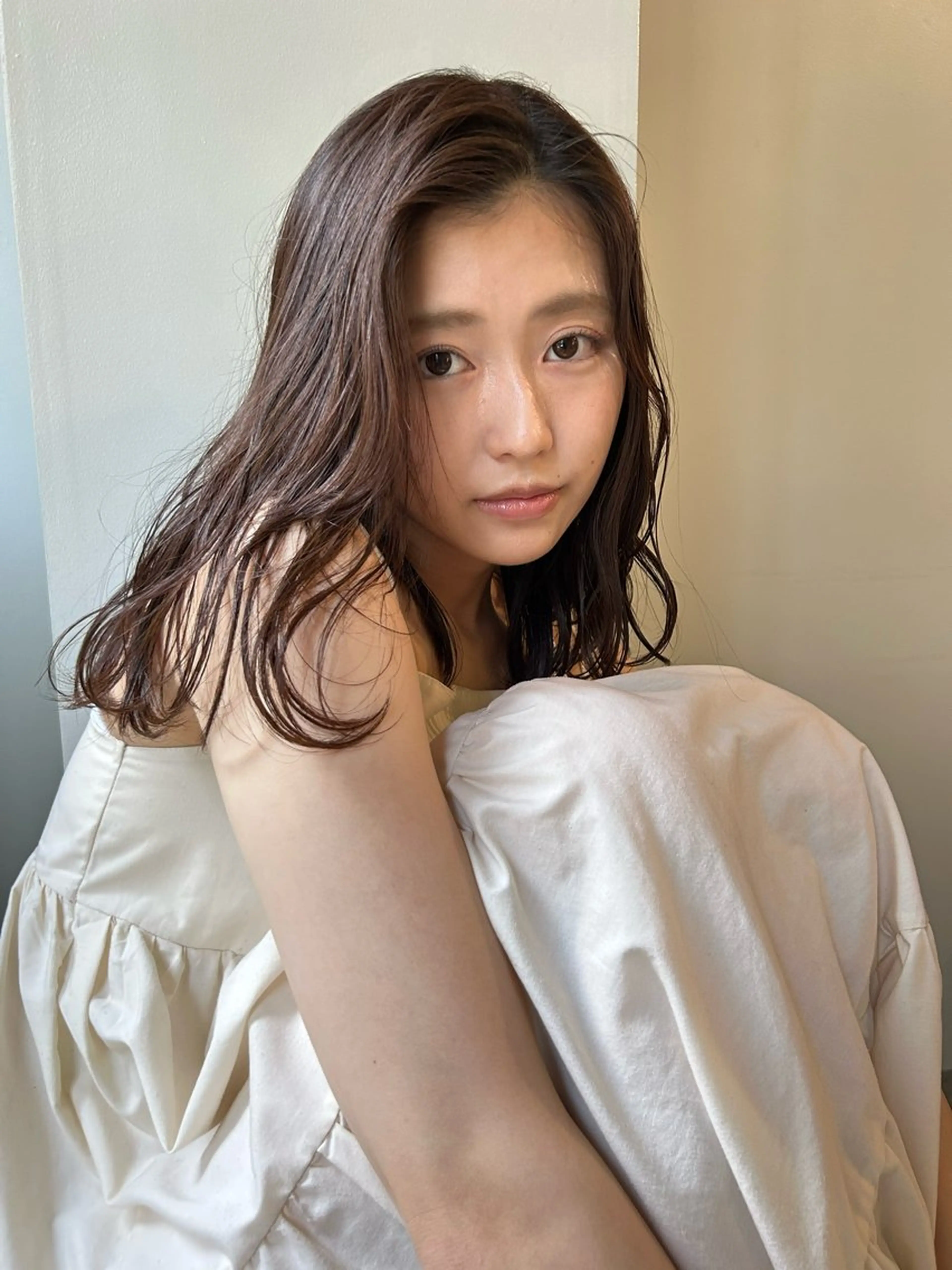 ミディアム Neelu citron所属・田中 樹奈のヘアスタイル