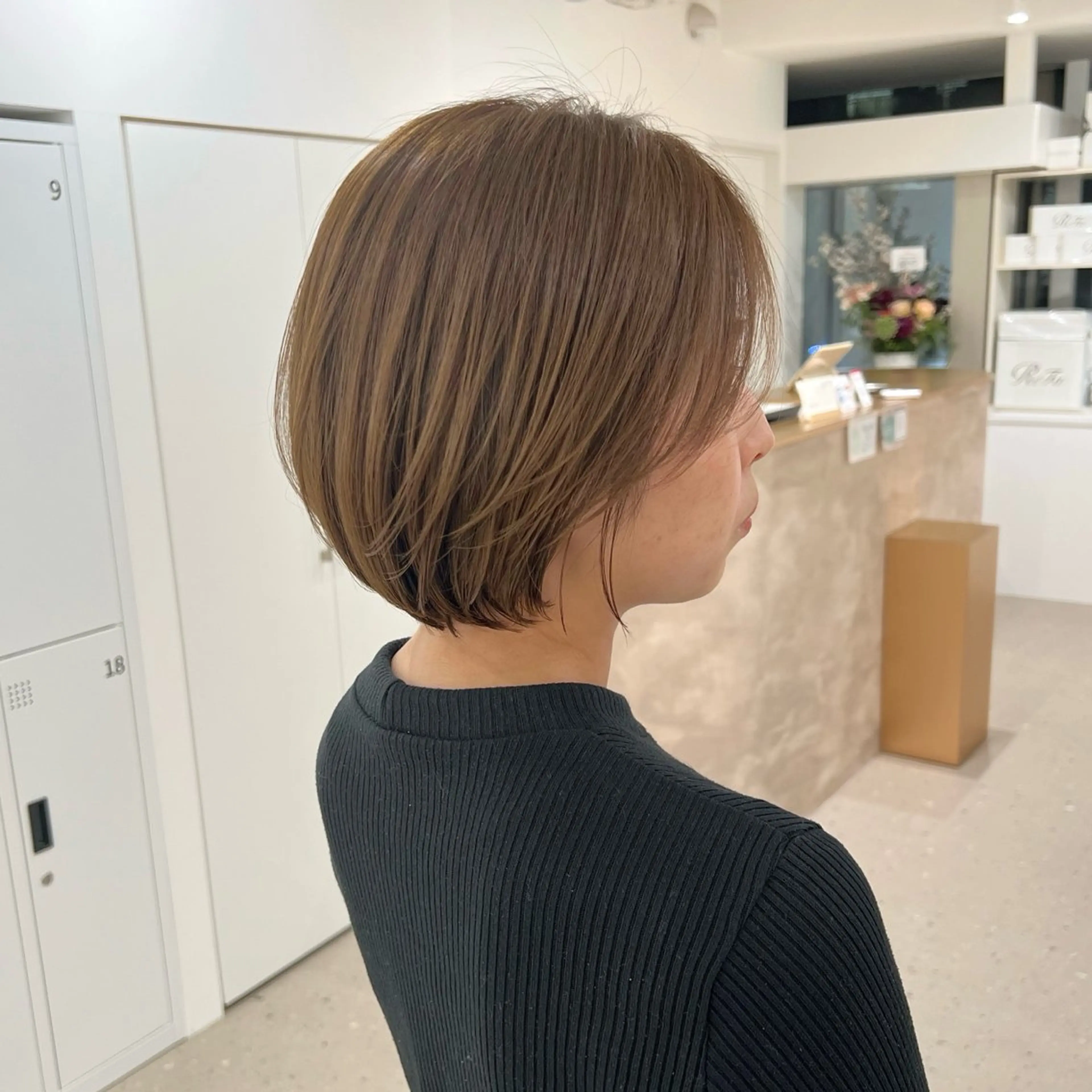 ショート カラー ショートボブ ベージュカラー ボブ ショートヘア カット ヘアカラー パーマ ✨メンズ/パーマ/ 三宅 昌太✨のヘアスタイル