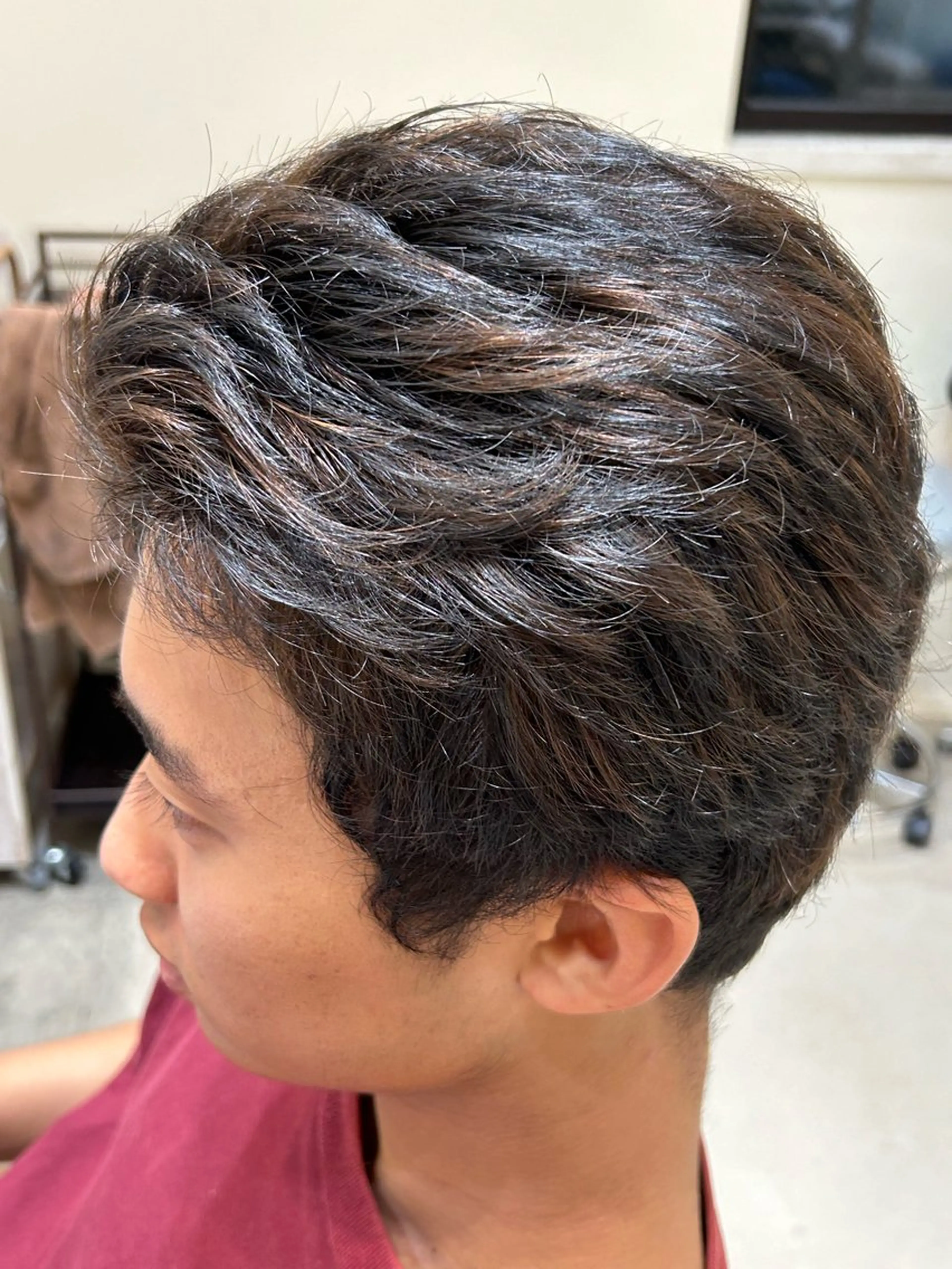 カラー ブリーチ ハイライトカラー ブリーチなしカラー 石灘 夢都美のヘアスタイル