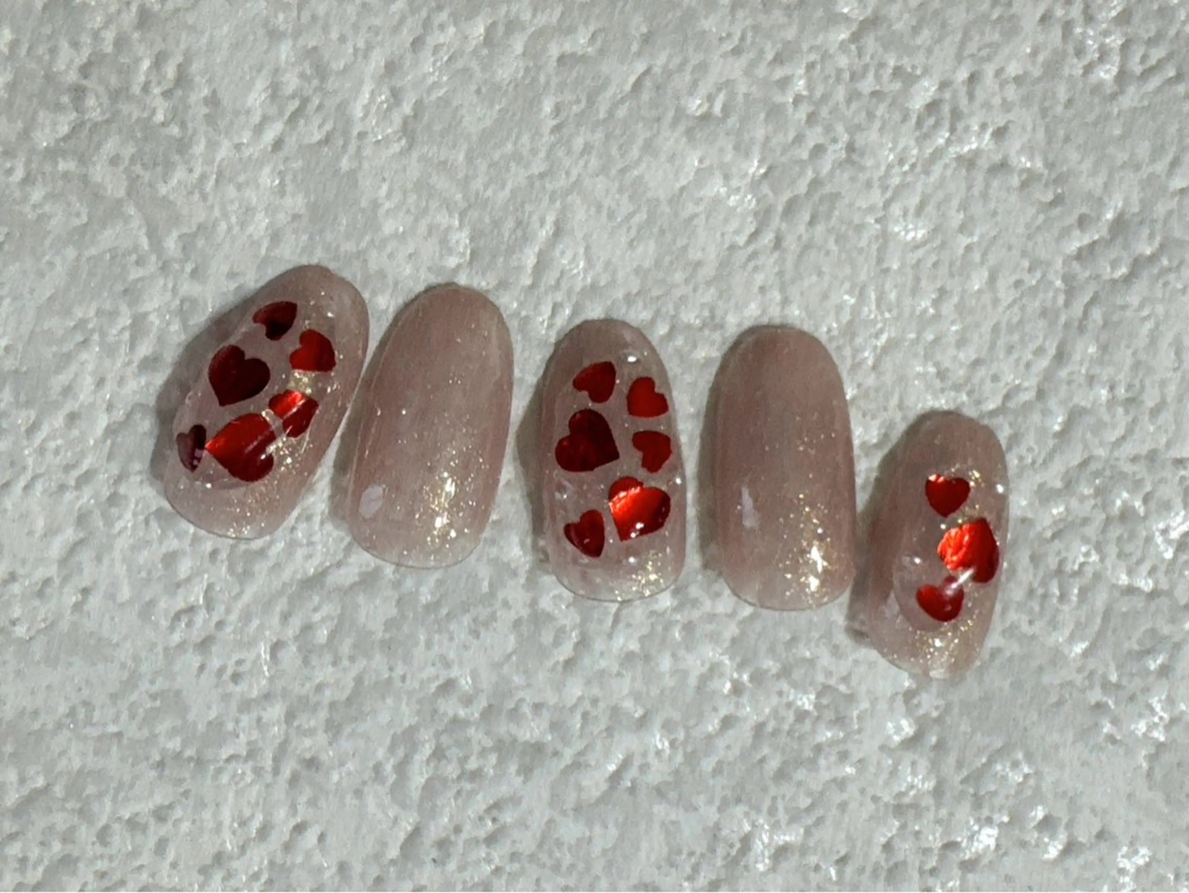 ネイル オーロラネイル フットネイル フレンチネイル ジェルネイル 韓国ネイル Mogu nail 二子玉川のネイルデザイン