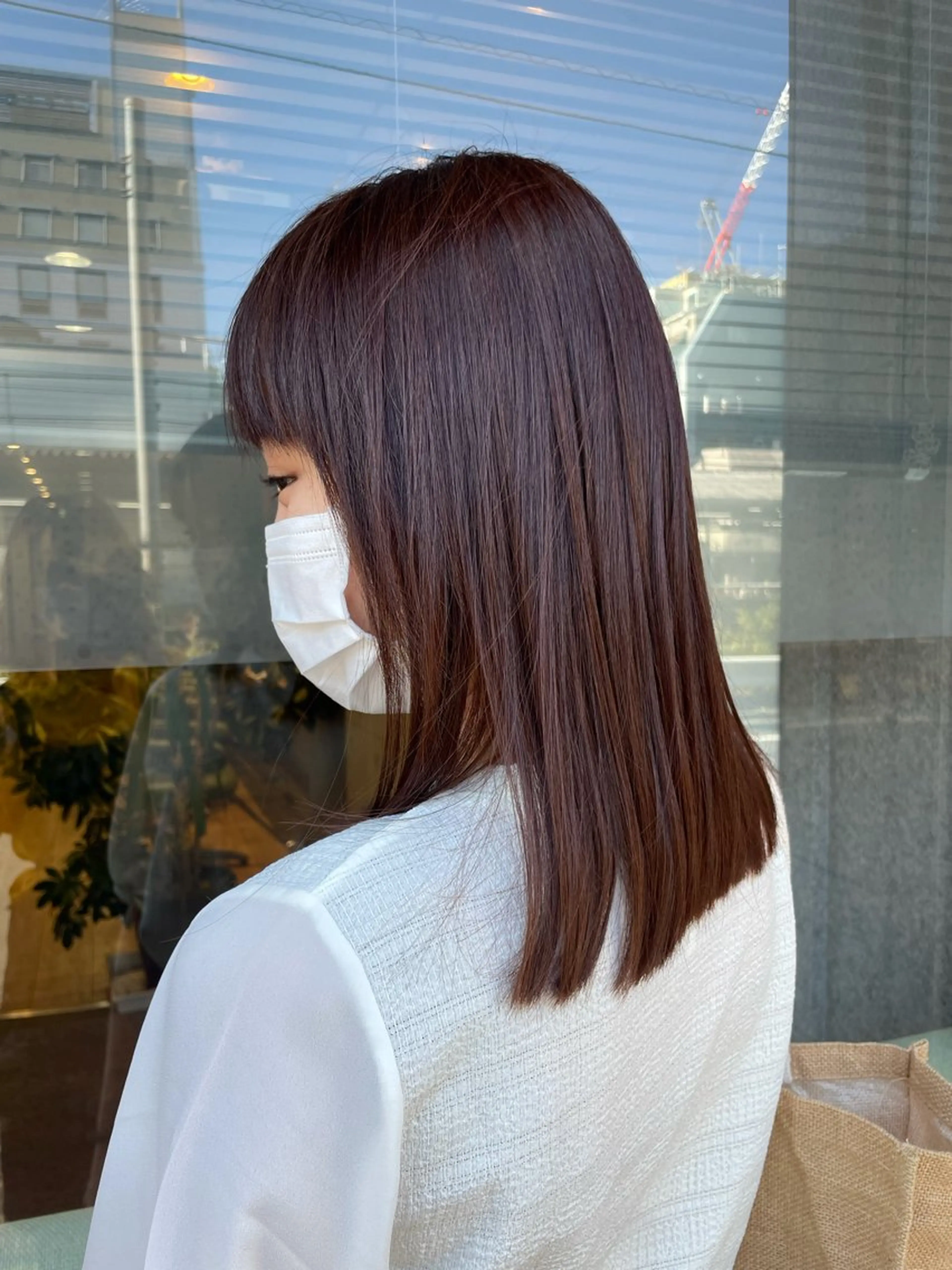 ミディアム カラー ブラウンカラー 髪質改善/Bloss om🌷高橋沙衣のヘアスタイル