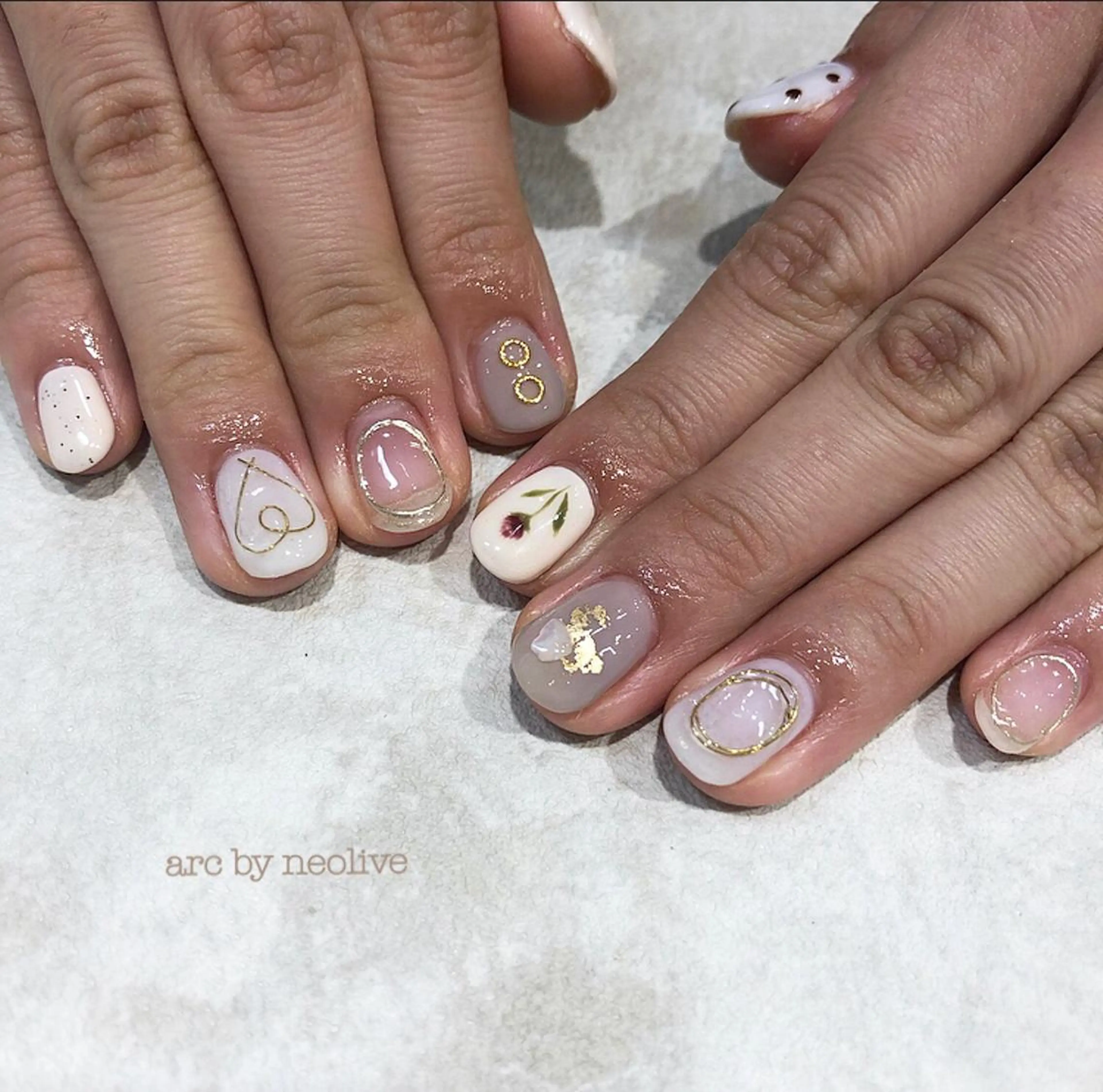 ネイル ニュアンスネイル rina eye&nailのマツエク・マツパデザイン