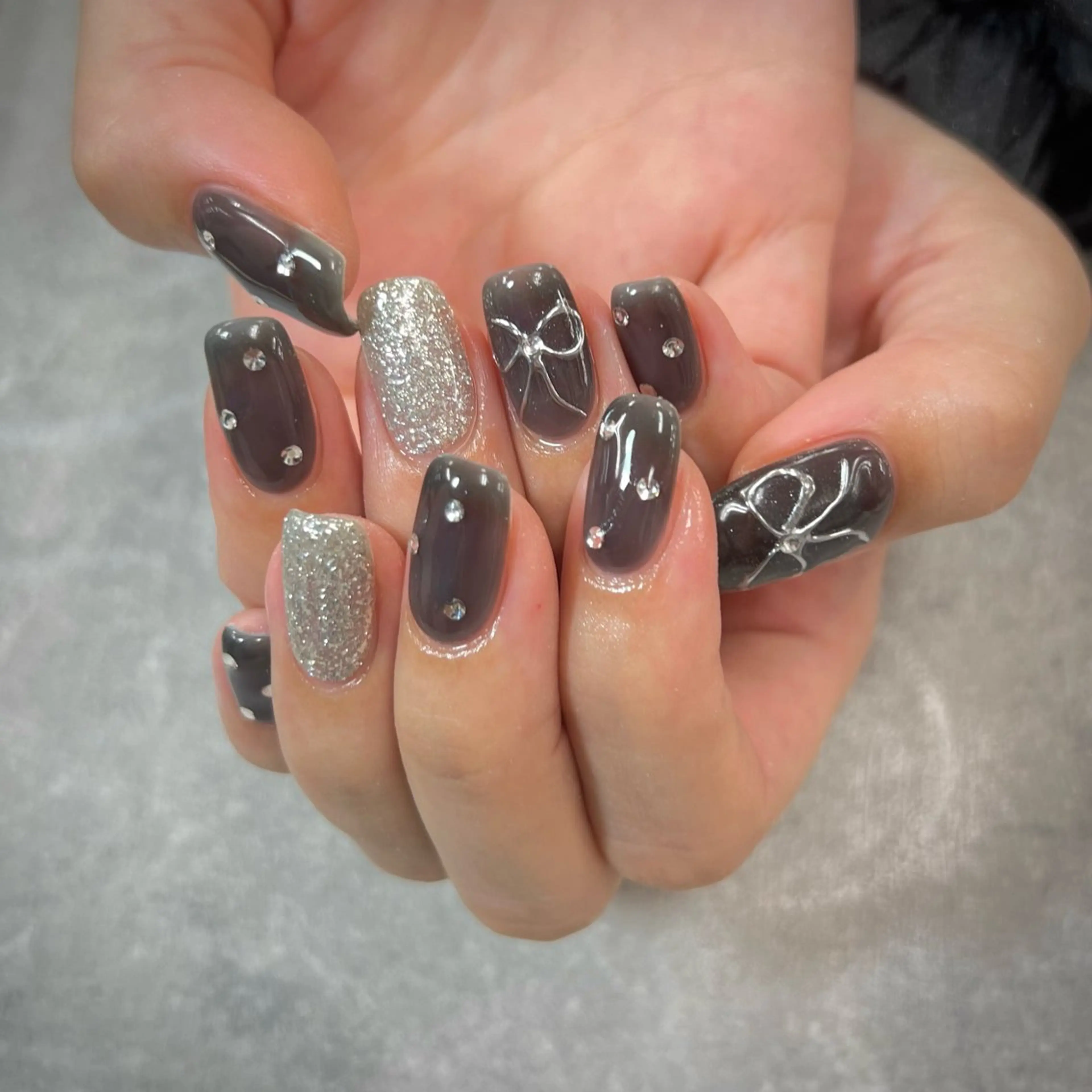 HAND💅オフ無料☪️お持込みデザインネイル🌈6,600円(税込)～の写真