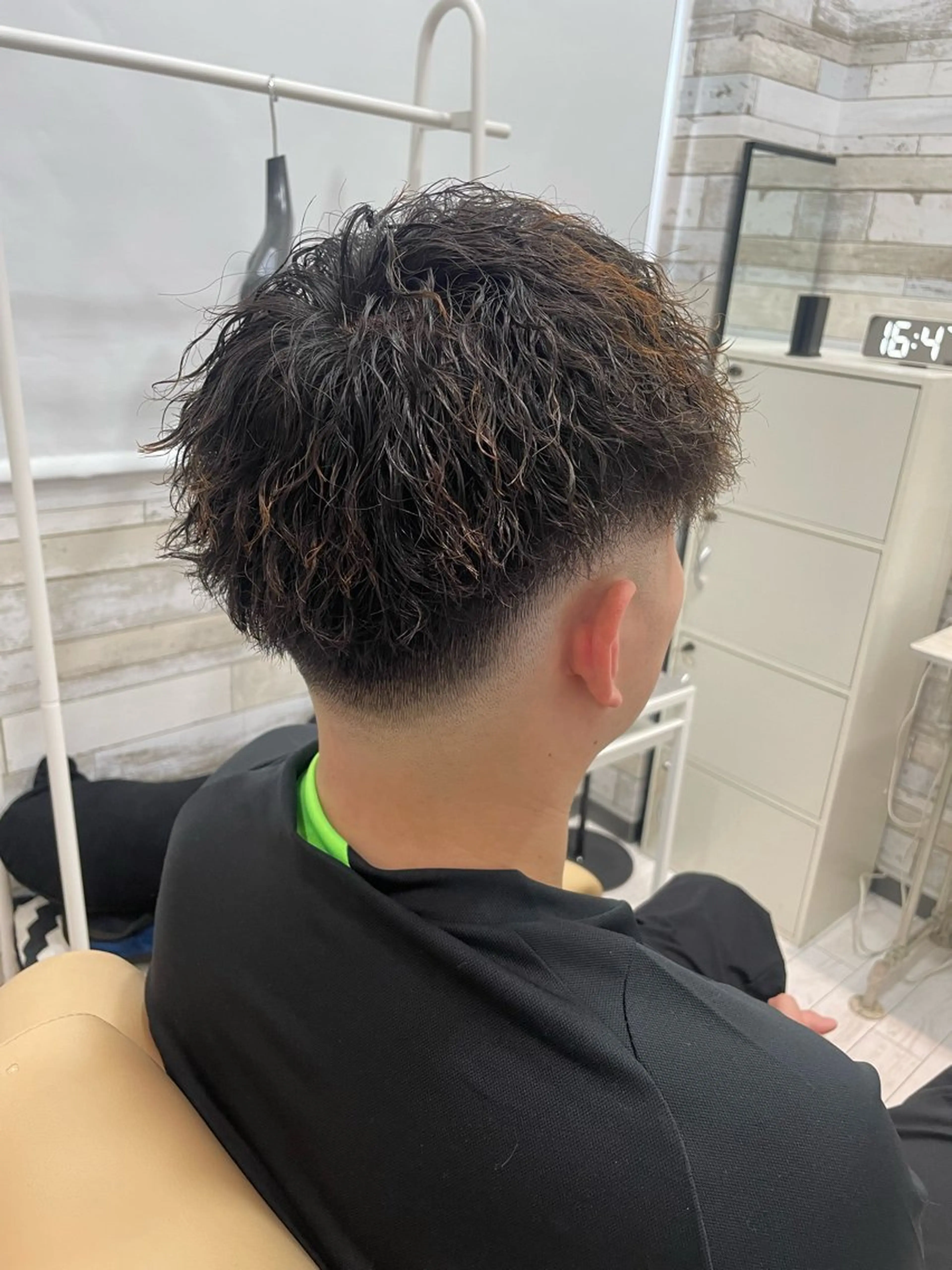 ショート パーマ メンズ カット ヘアカラー パーマ 奈良/生駒/FEEL /ﾉｶﾞﾐﾄｼｷのヘアスタイル