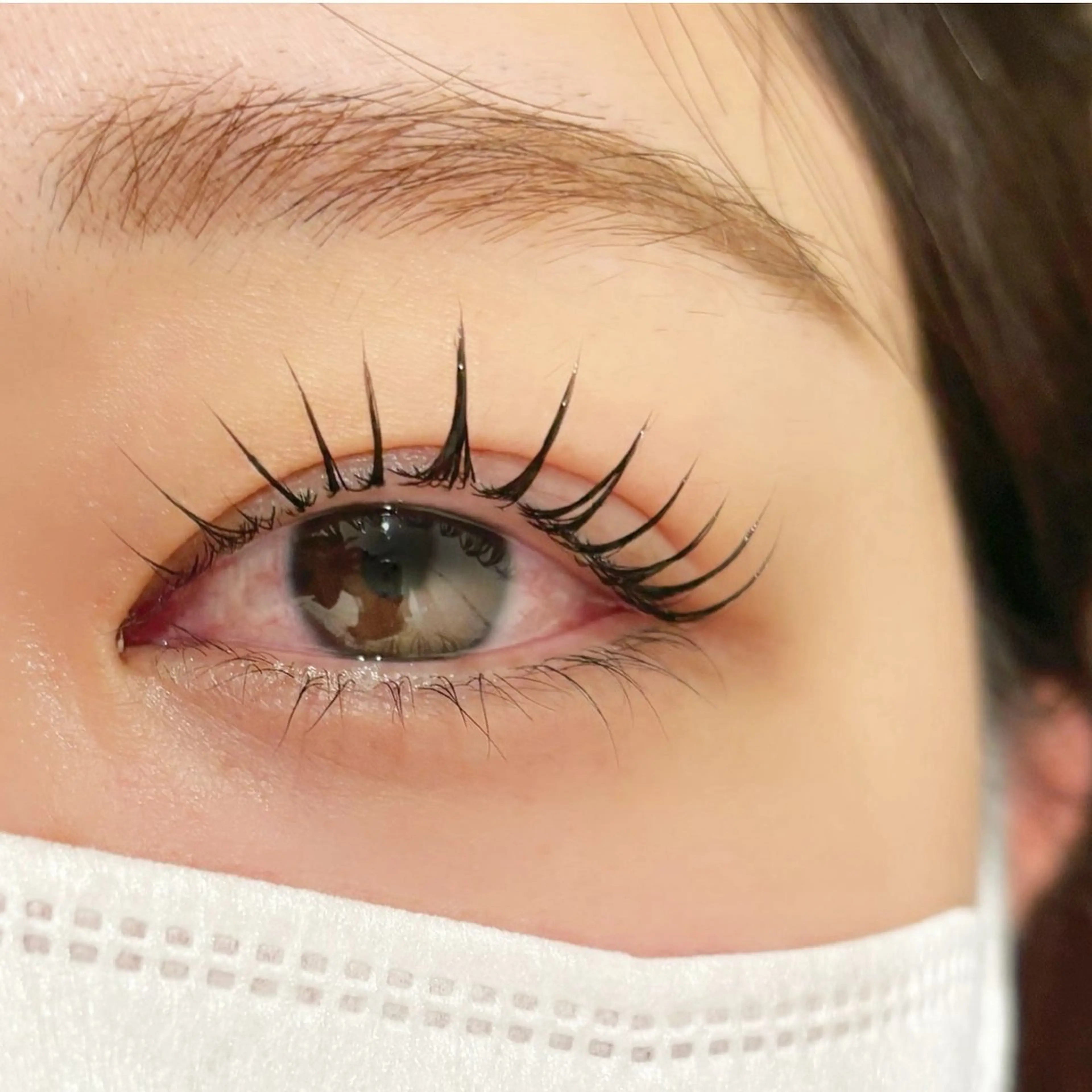 マツエク・マツパ 束感まつ毛 一重×まつ毛パーマ prutoi所属・pourtoi♡ ERIのマツエク・マツパデザイン