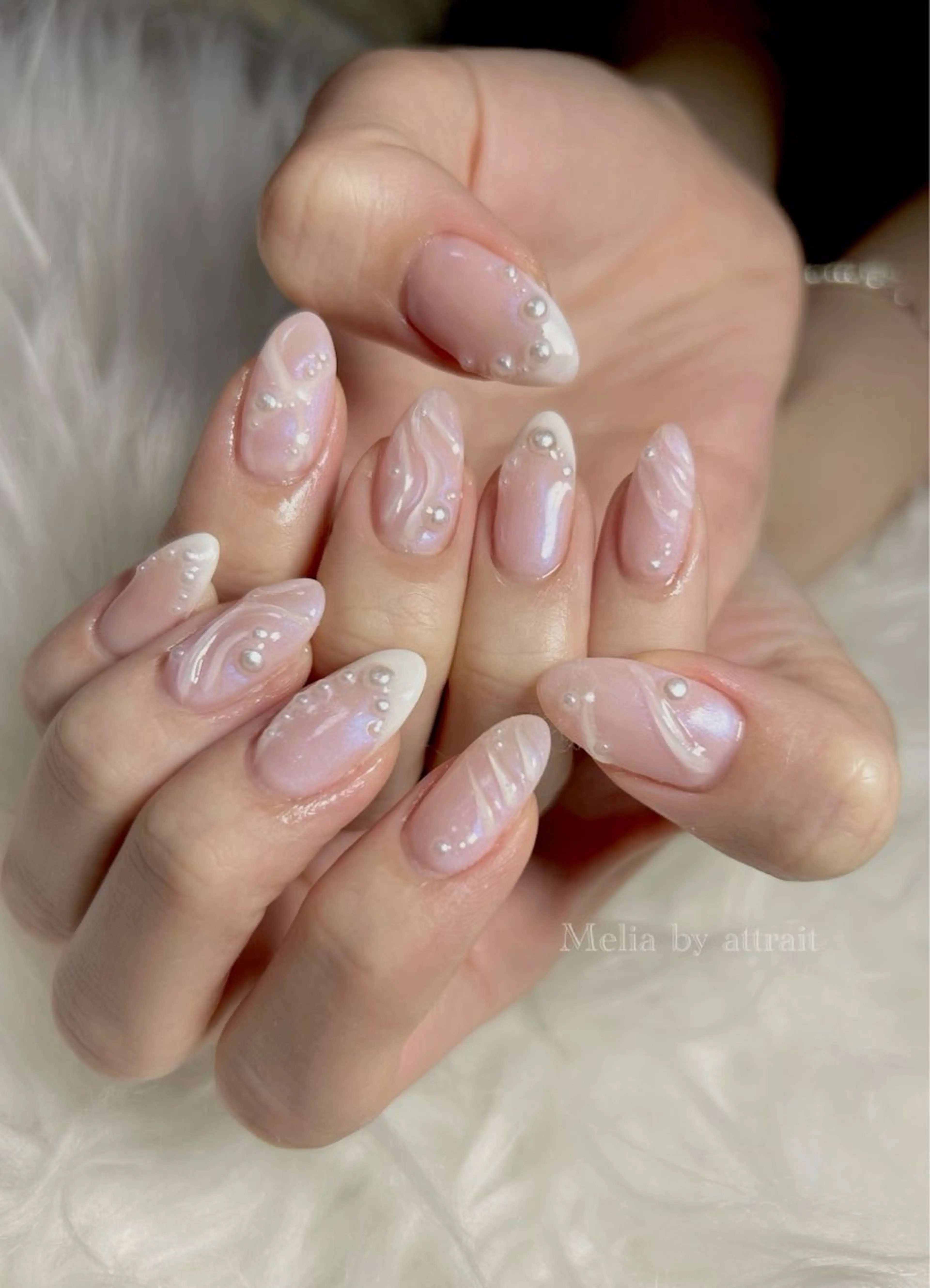 Lデザイン💟💟💟持ち込みも🉑✨(マグネット×チークやグラデーション、パーツ等組合せ自由🙆‍♀️10本やり放題)の写真