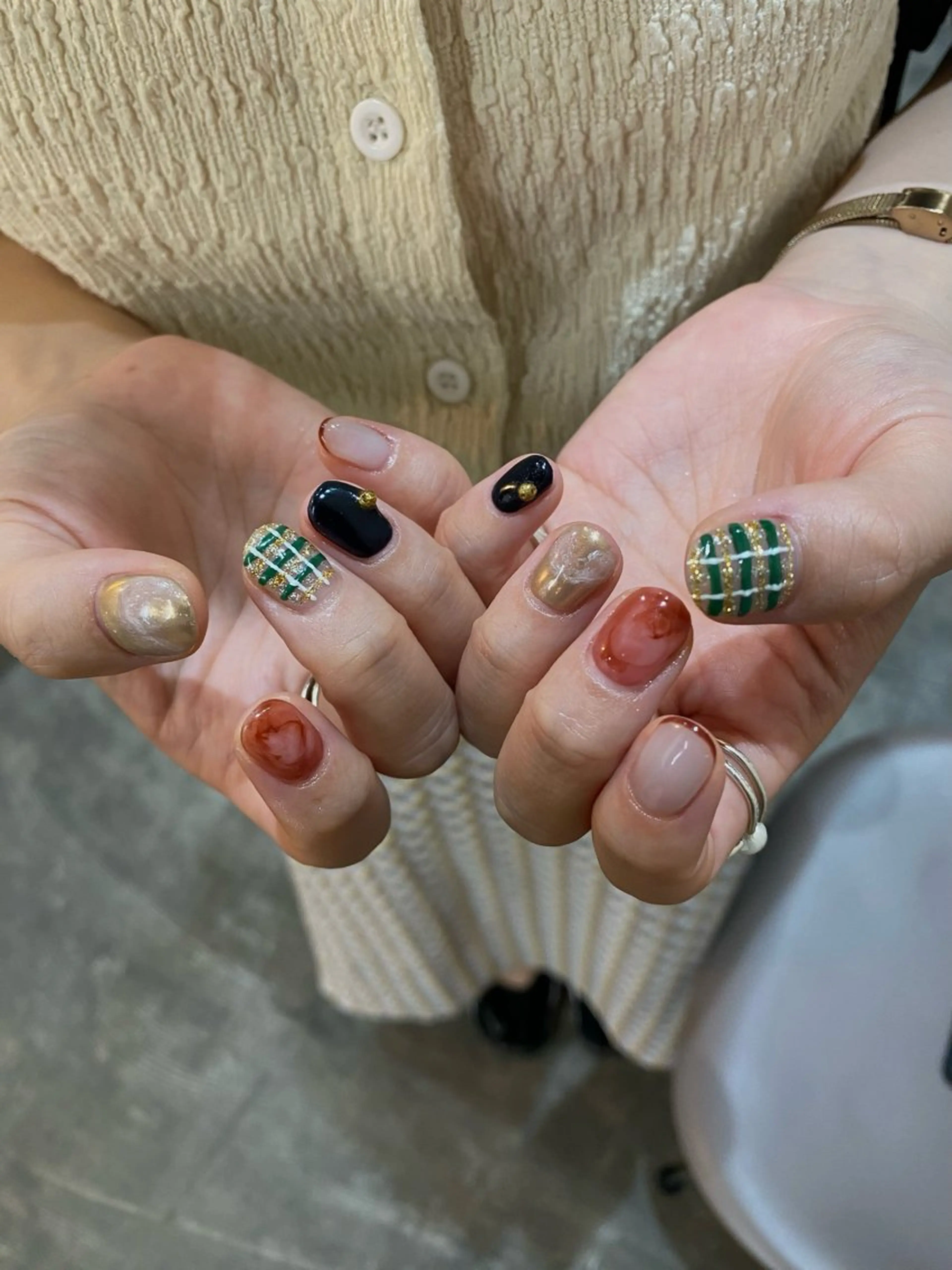 ネイル アートネイル ハンドネイル nable.所属・栗林 実莉のネイルデザイン