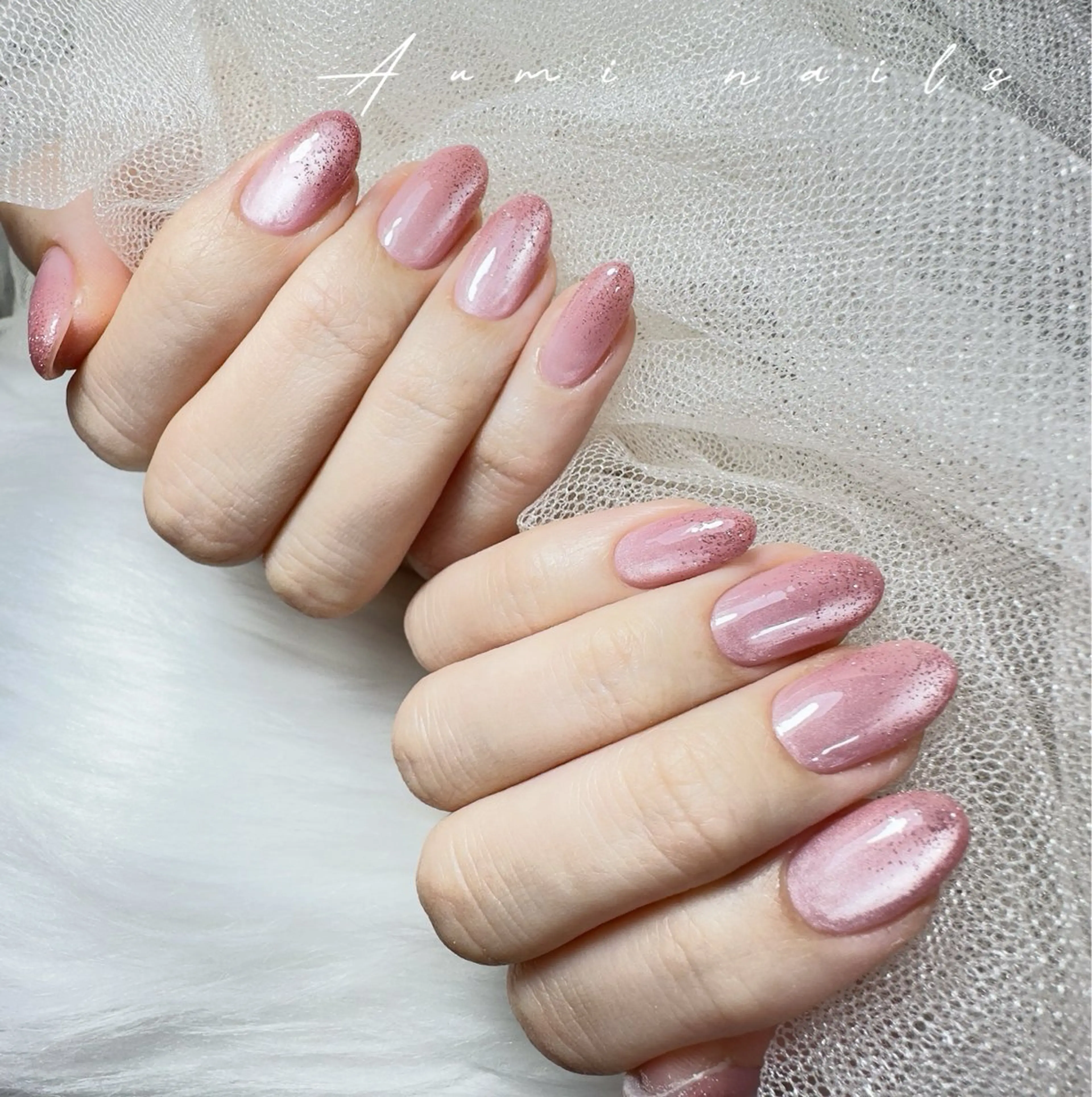 ネイル フラッシュネイル マグネットネイル Ayumi nails川崎店のネイルデザイン