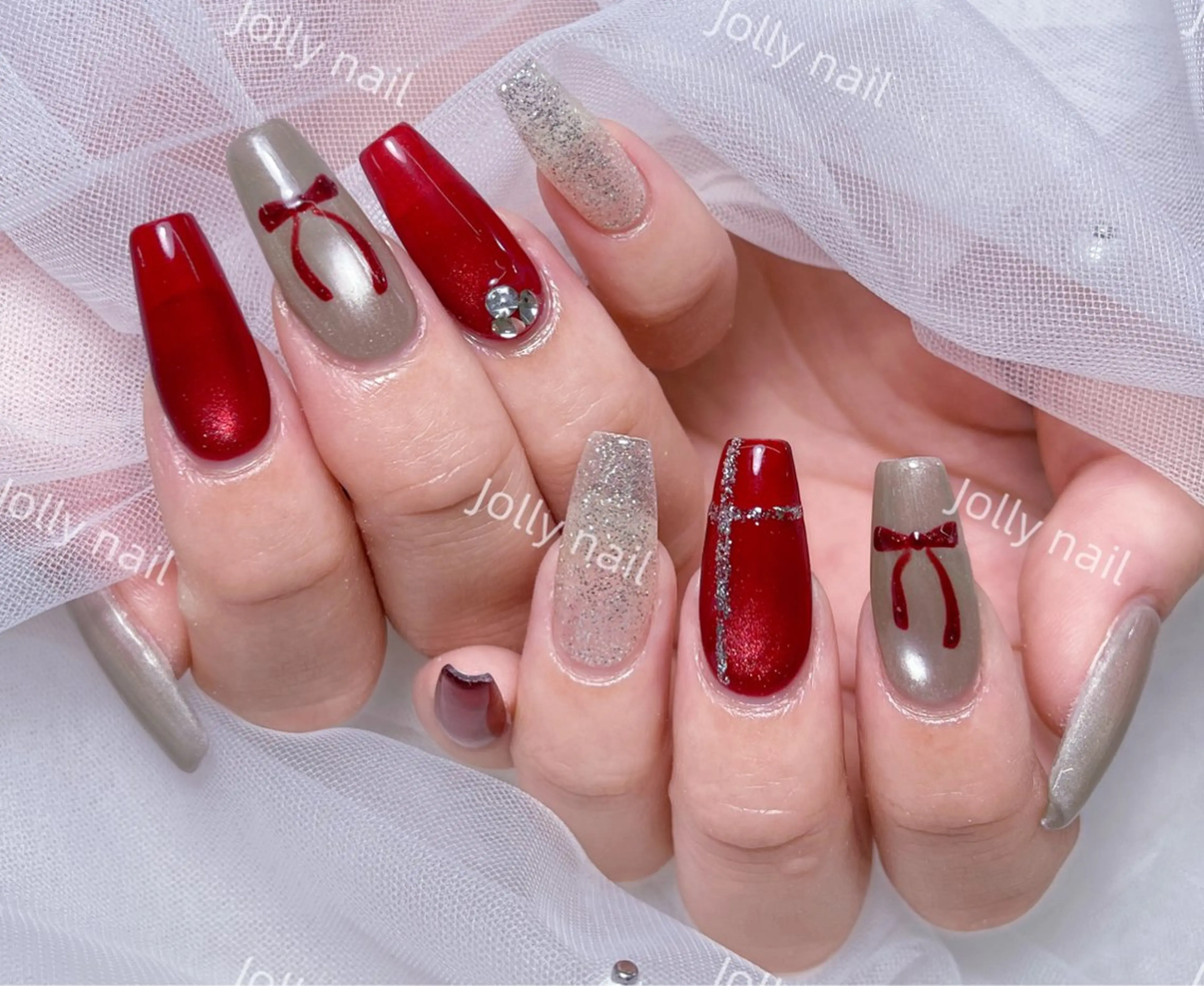 ネイル Jolly Nail Salon ジェル＆長さ出し専門所属・ア ヤのネイルデザイン