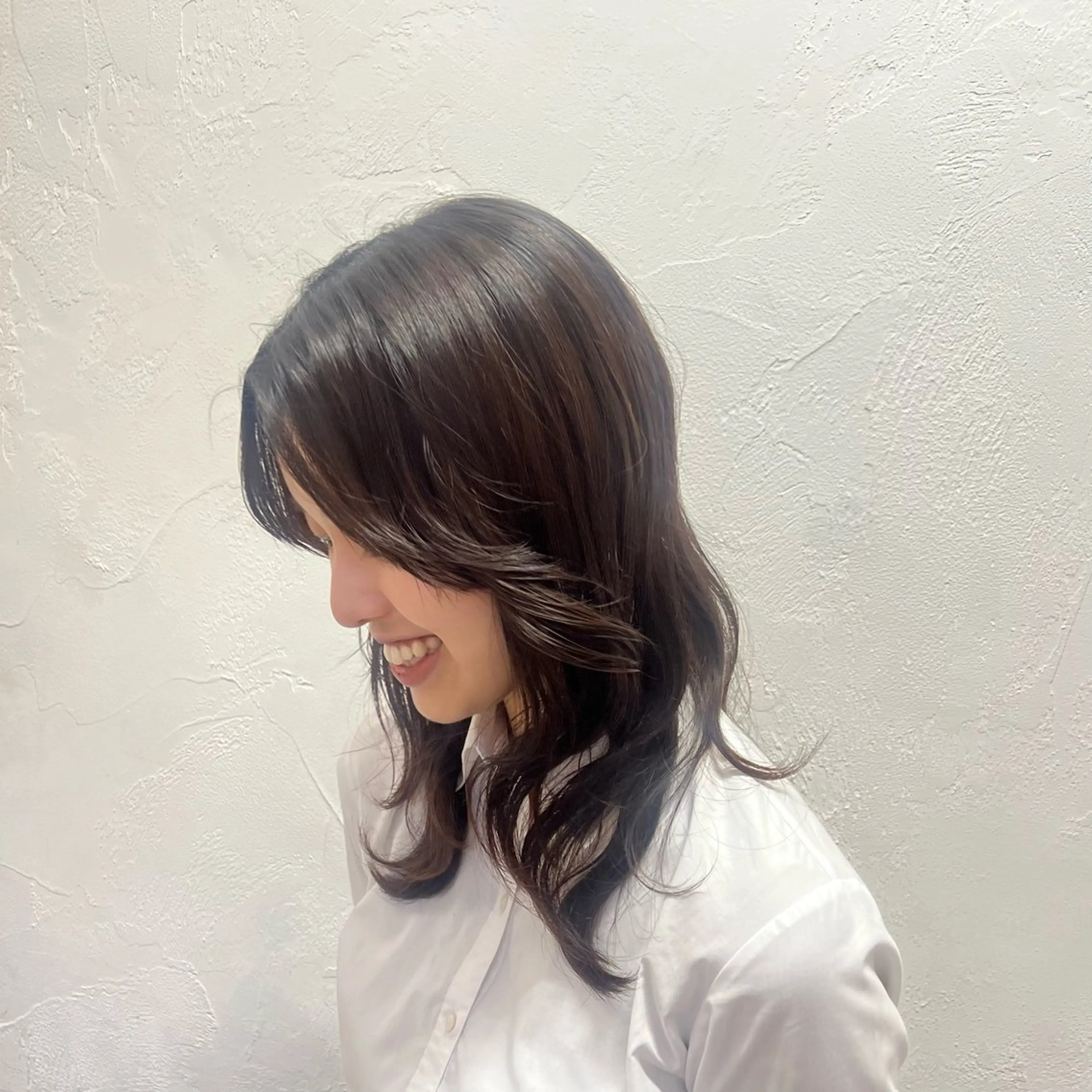 ミディアム トリートメント Lomalia もえかのヘアスタイル