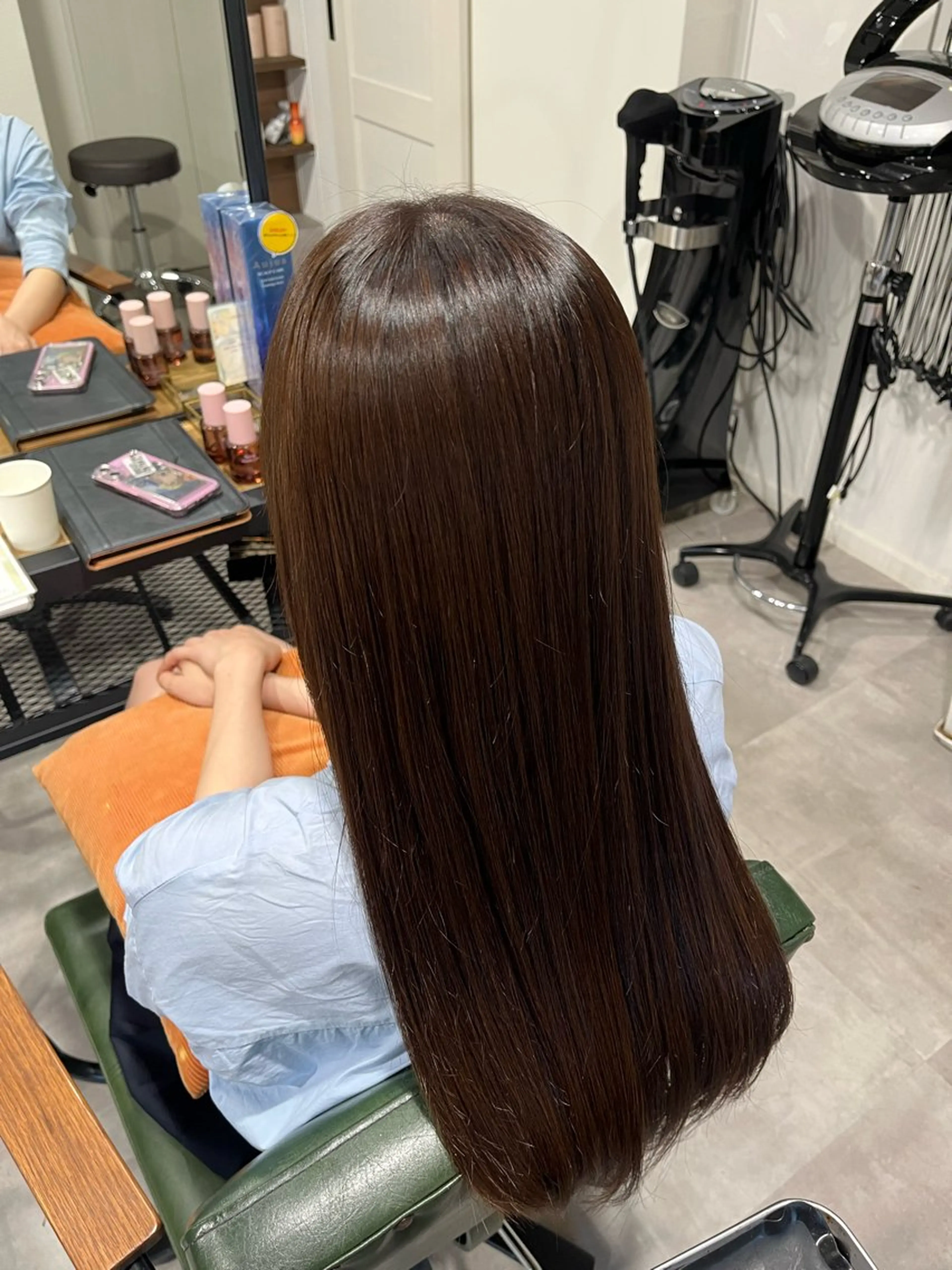ロング ヘアカラー 艶カラー透明感カラー まいか🫧‪のヘアスタイル