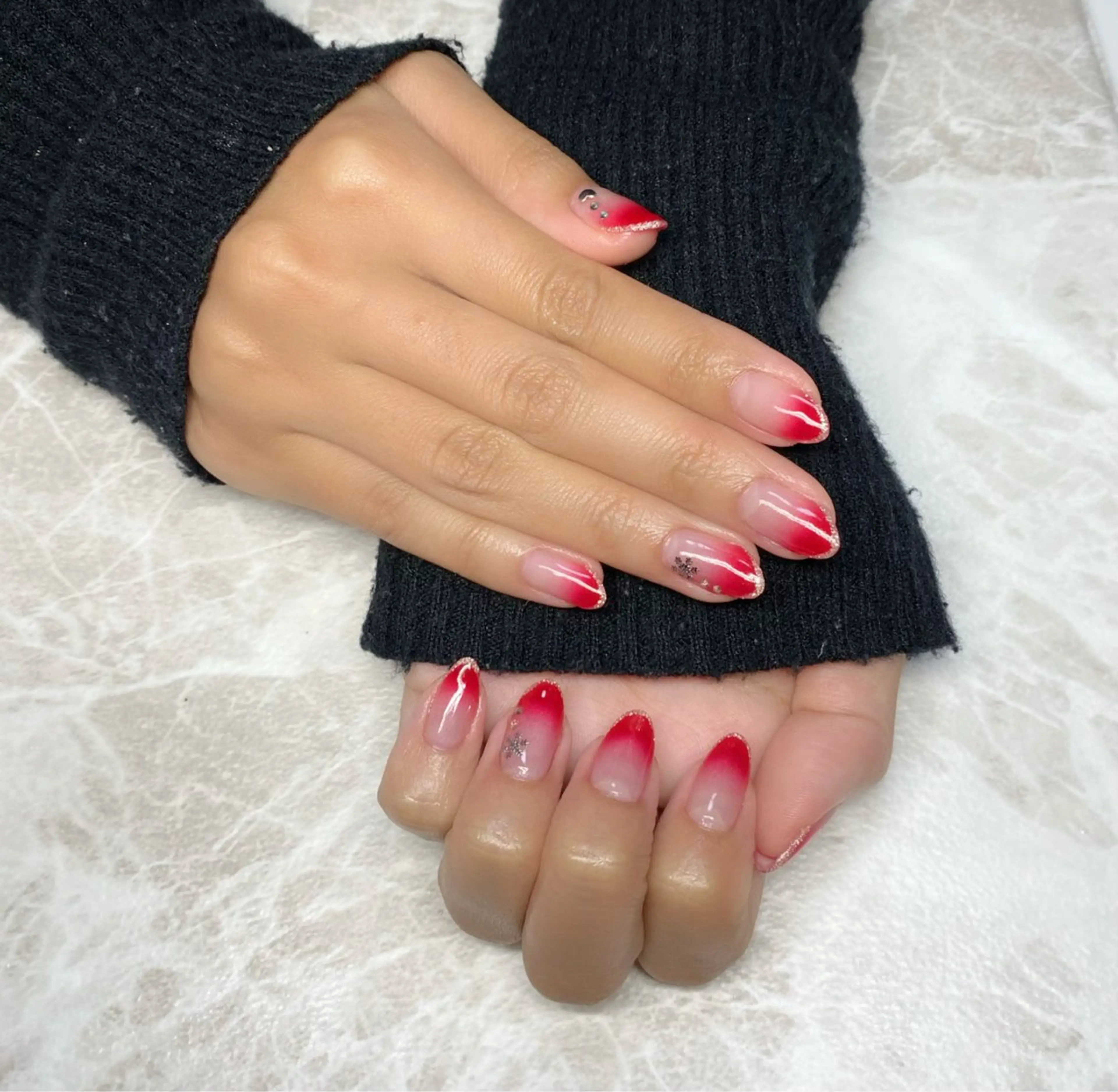 ネイル フレンチネイル ハンドネイル ゆぴねいる所属・ゆぴねいる yupinailのネイルデザイン