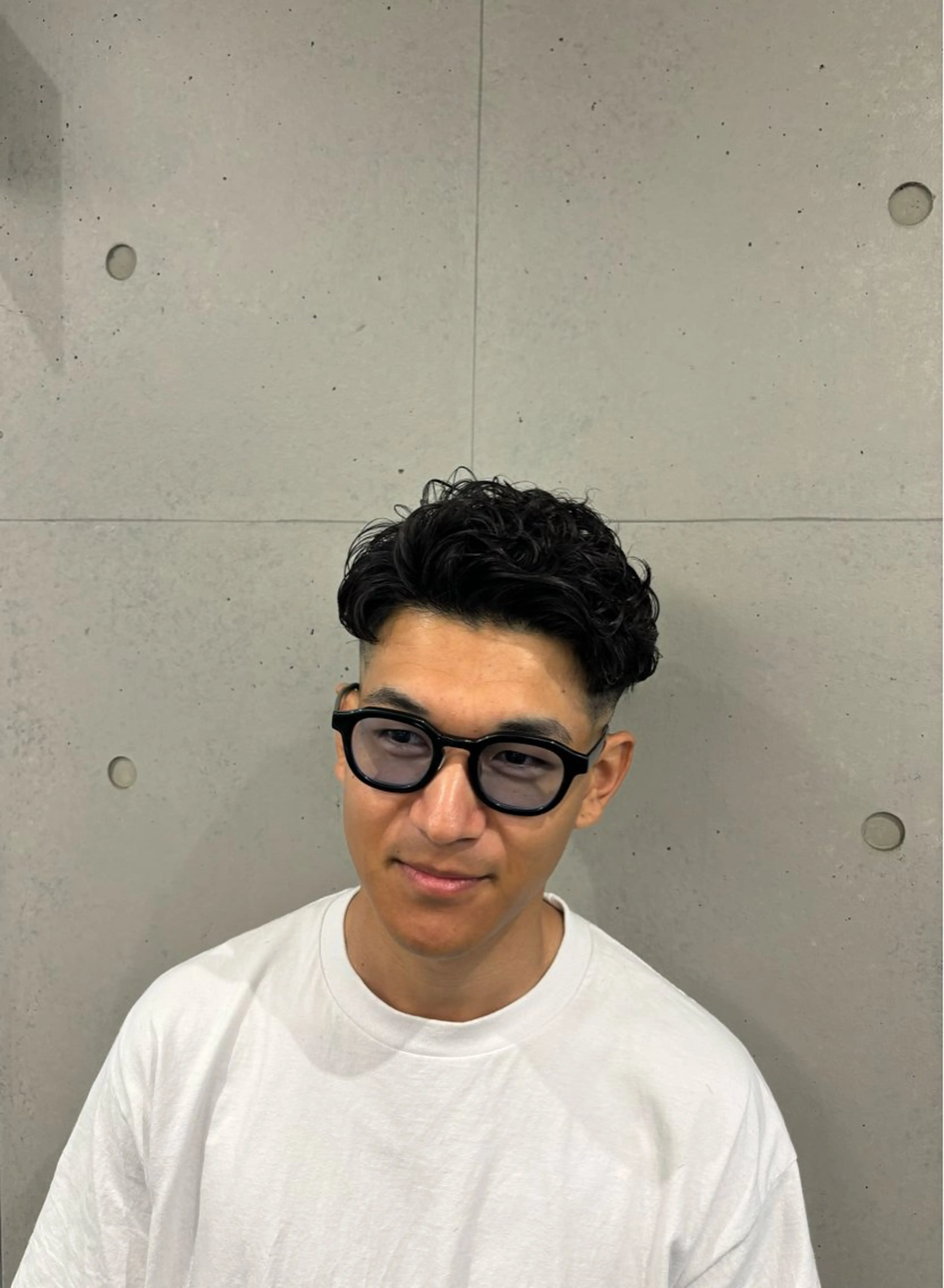 ショート パーマ メンズ カット パーマ メンズサロン/戸塚駅 東口3分/冨田大輝のヘアスタイル