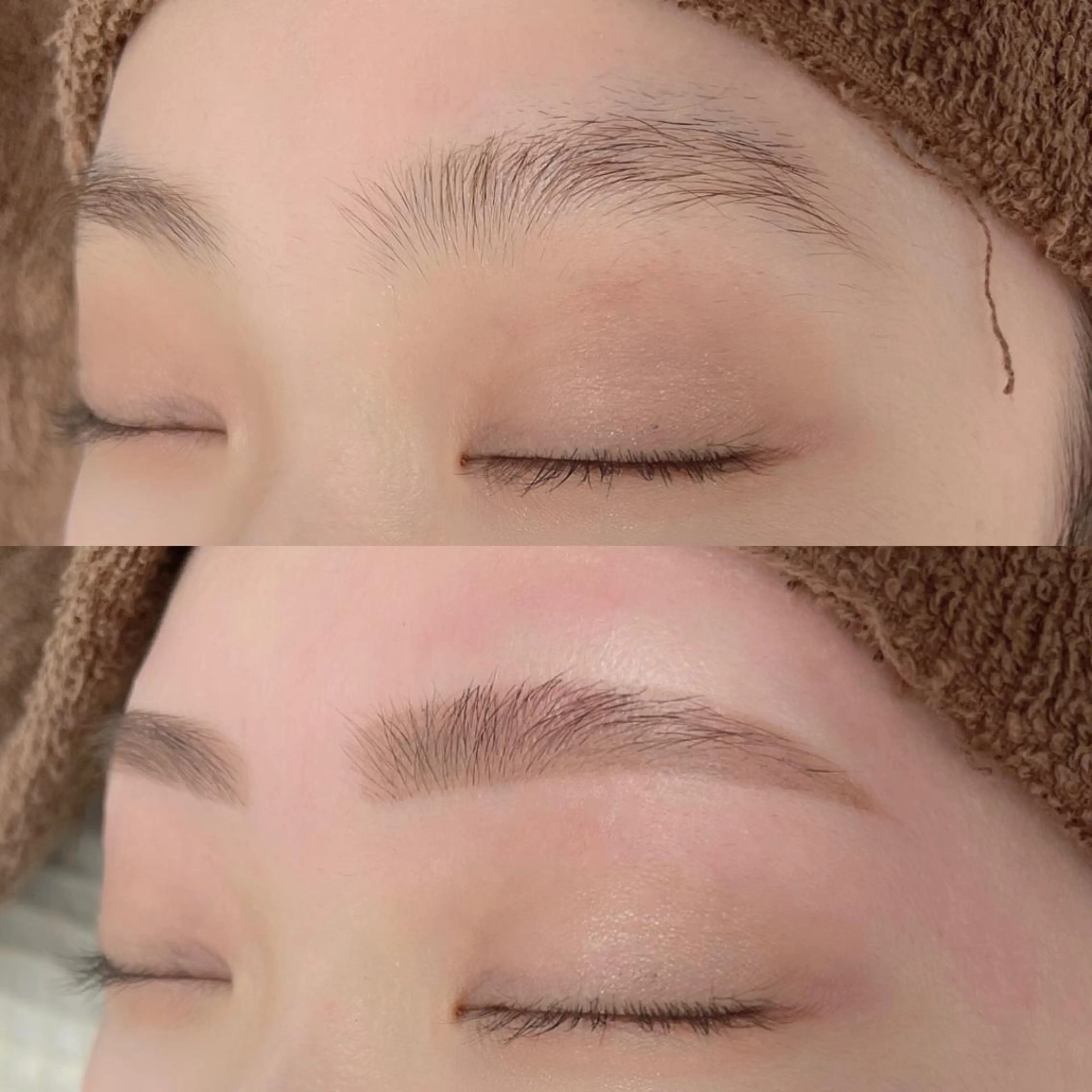 パーマ メンズ アイブロウ BEIGE 金山 🌹RUKAのマツエク・マツパデザイン