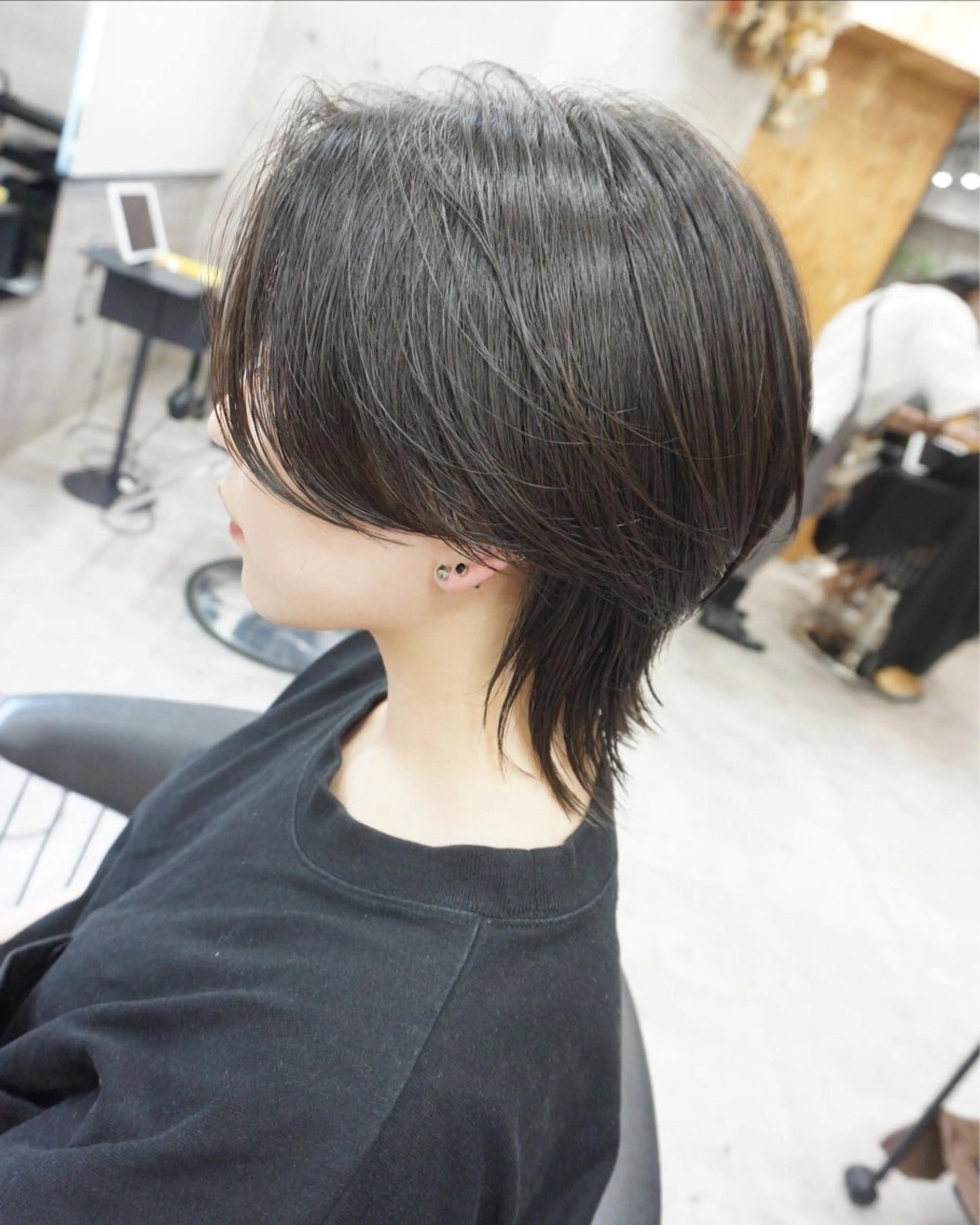 ショート ウルフカット カット ヘアカラー トリートメント hair teria ryu 大塚のヘアスタイル