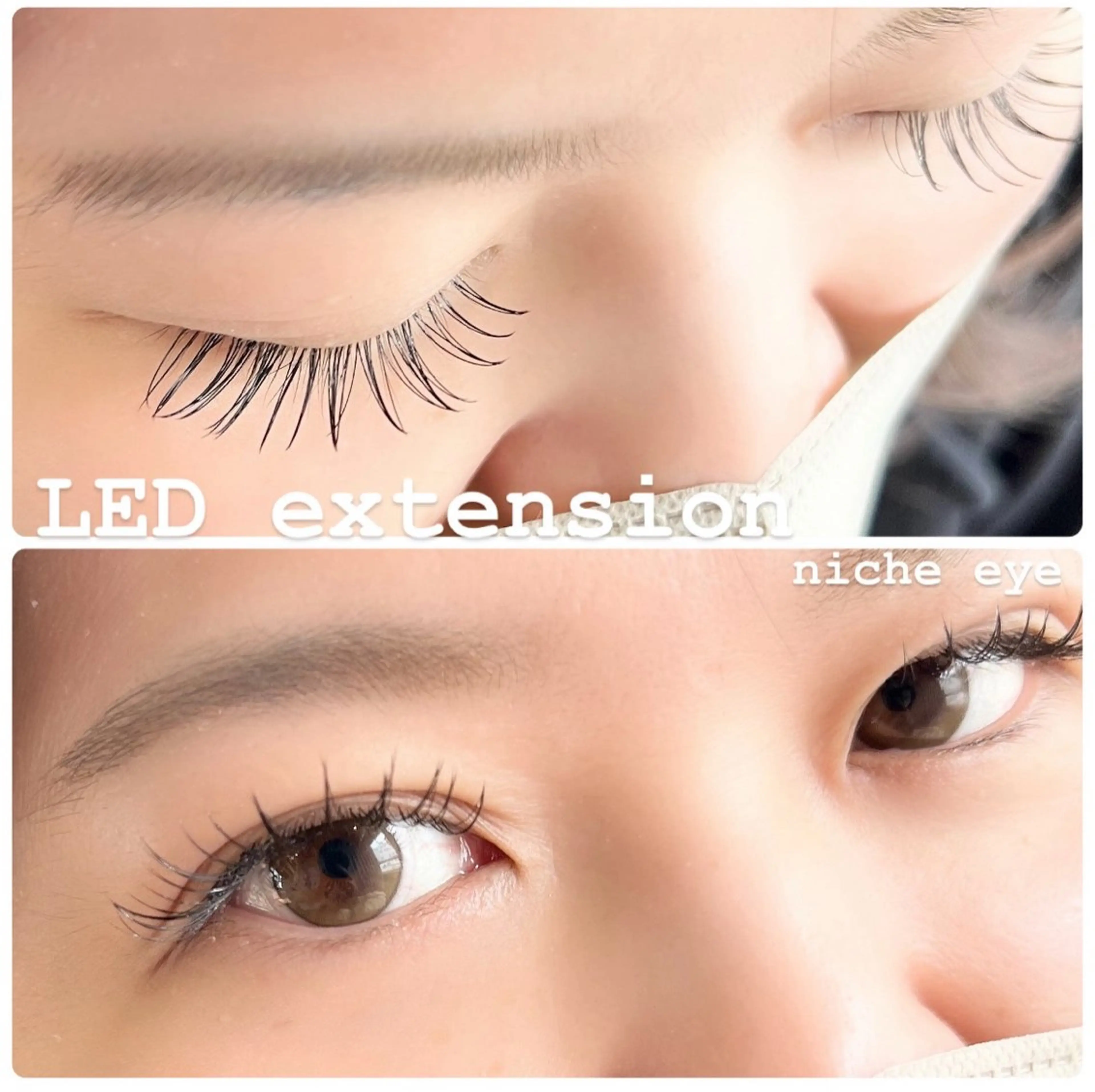 LEDエクステ100本まで(オフ込み)の写真