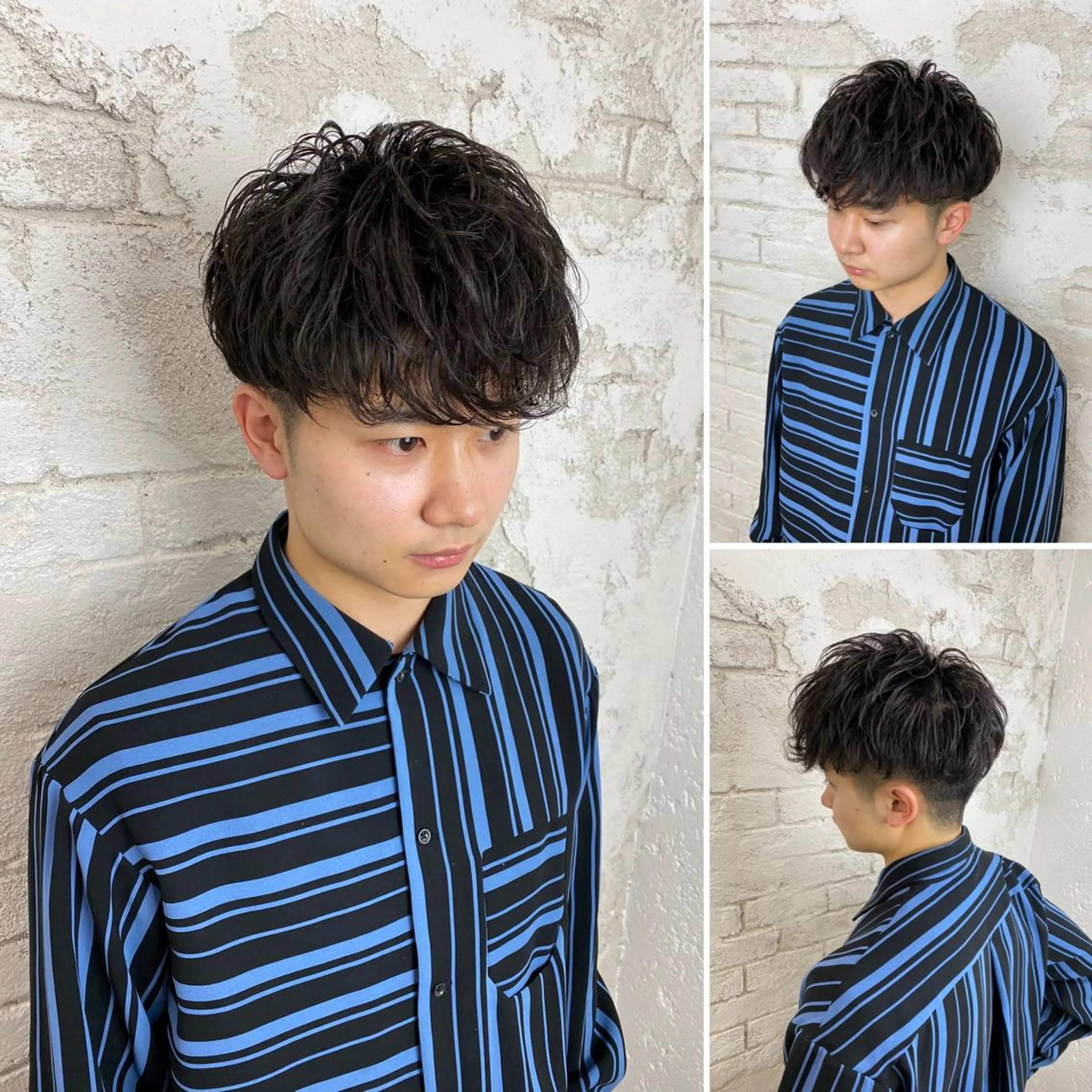 ショート パーマ メンズ メンズサロン IVY 池袋のヘアスタイル