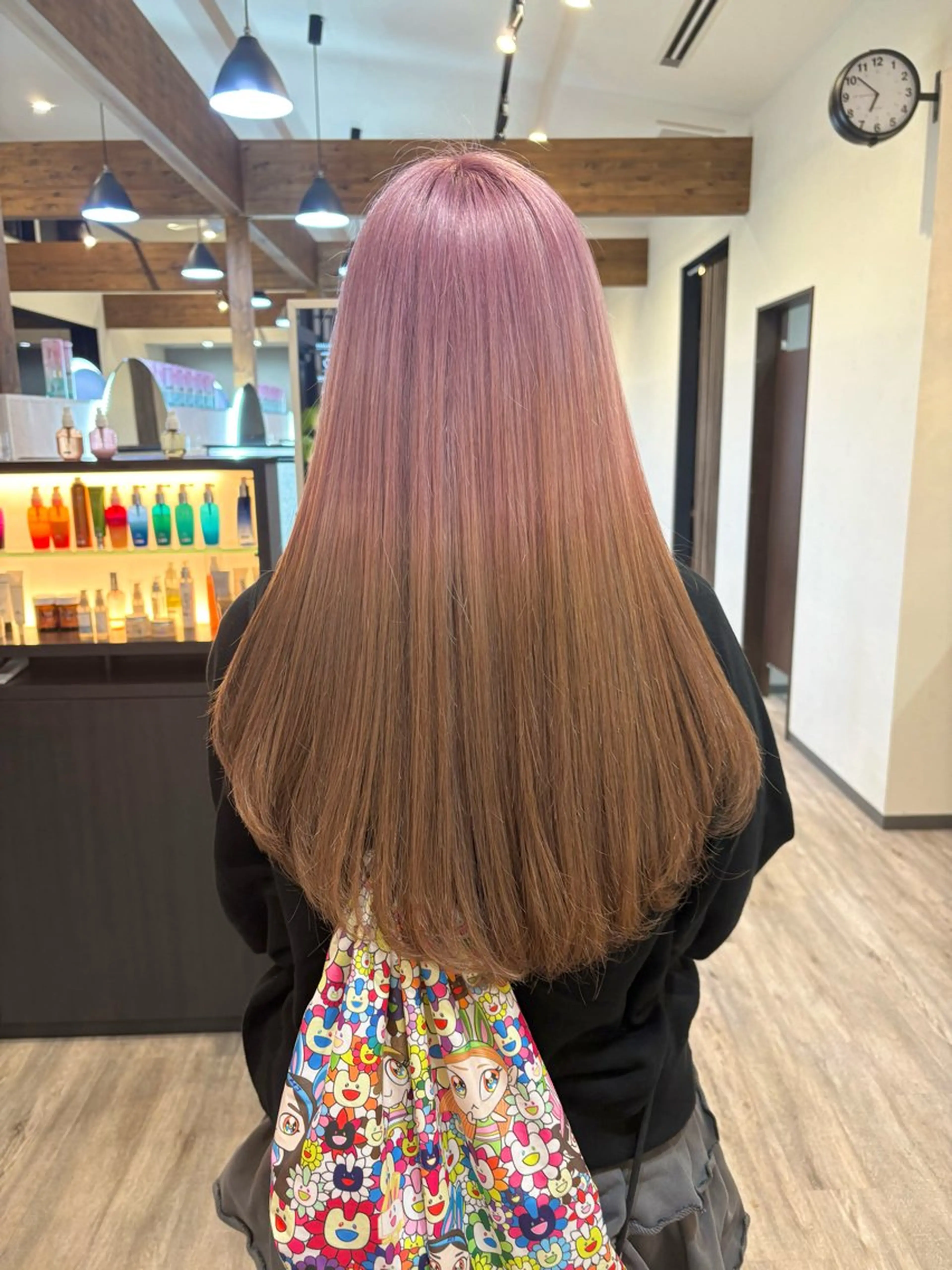 ロング カット ヘアカラー トリートメント RINOSHORES所属・yume🫧 ハイトーン/ブリーチのヘアスタイル