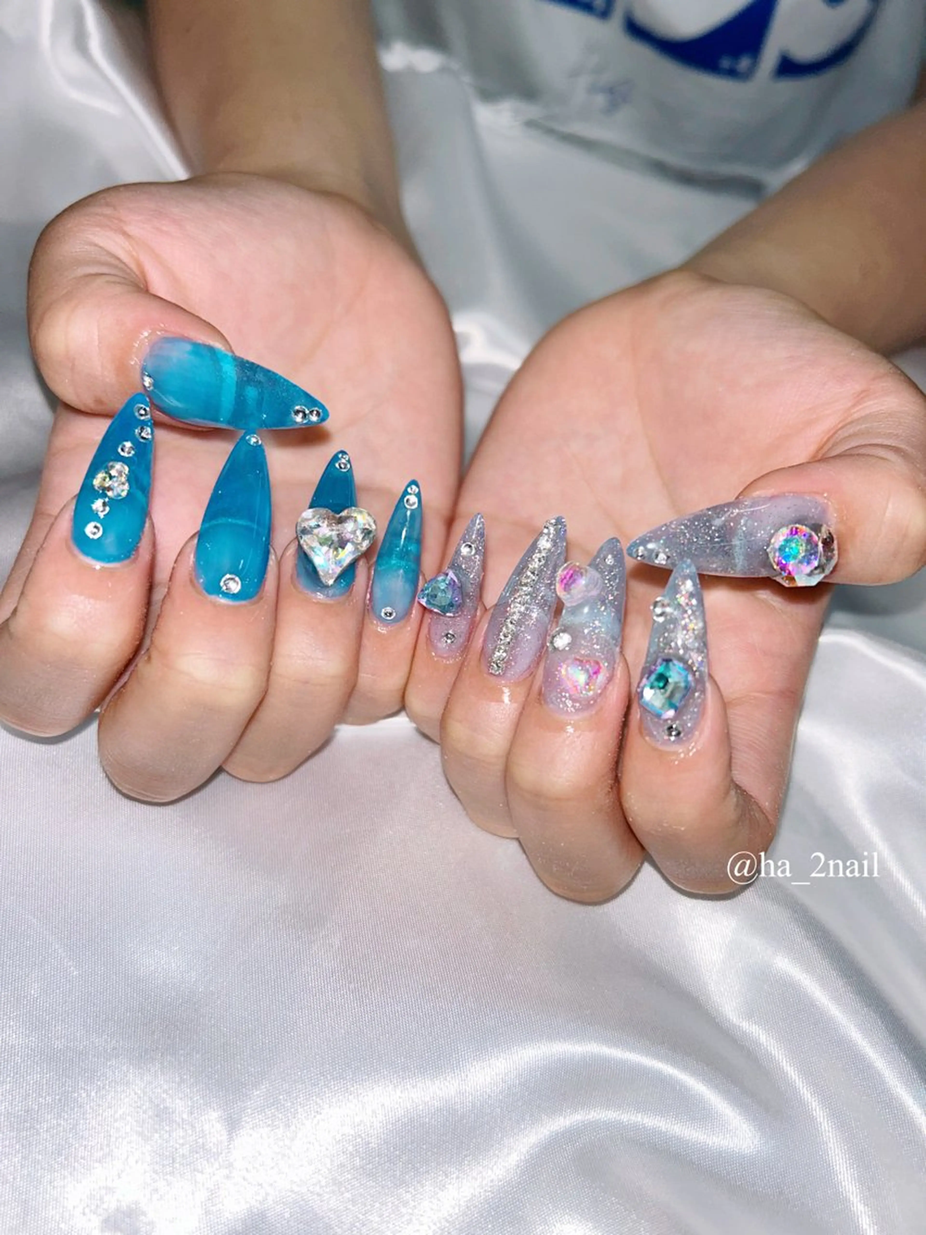 ネイル クリアネイル NAIL and EYELASH ALPHA.所属・ALPHA. 姫繇のネイルデザイン