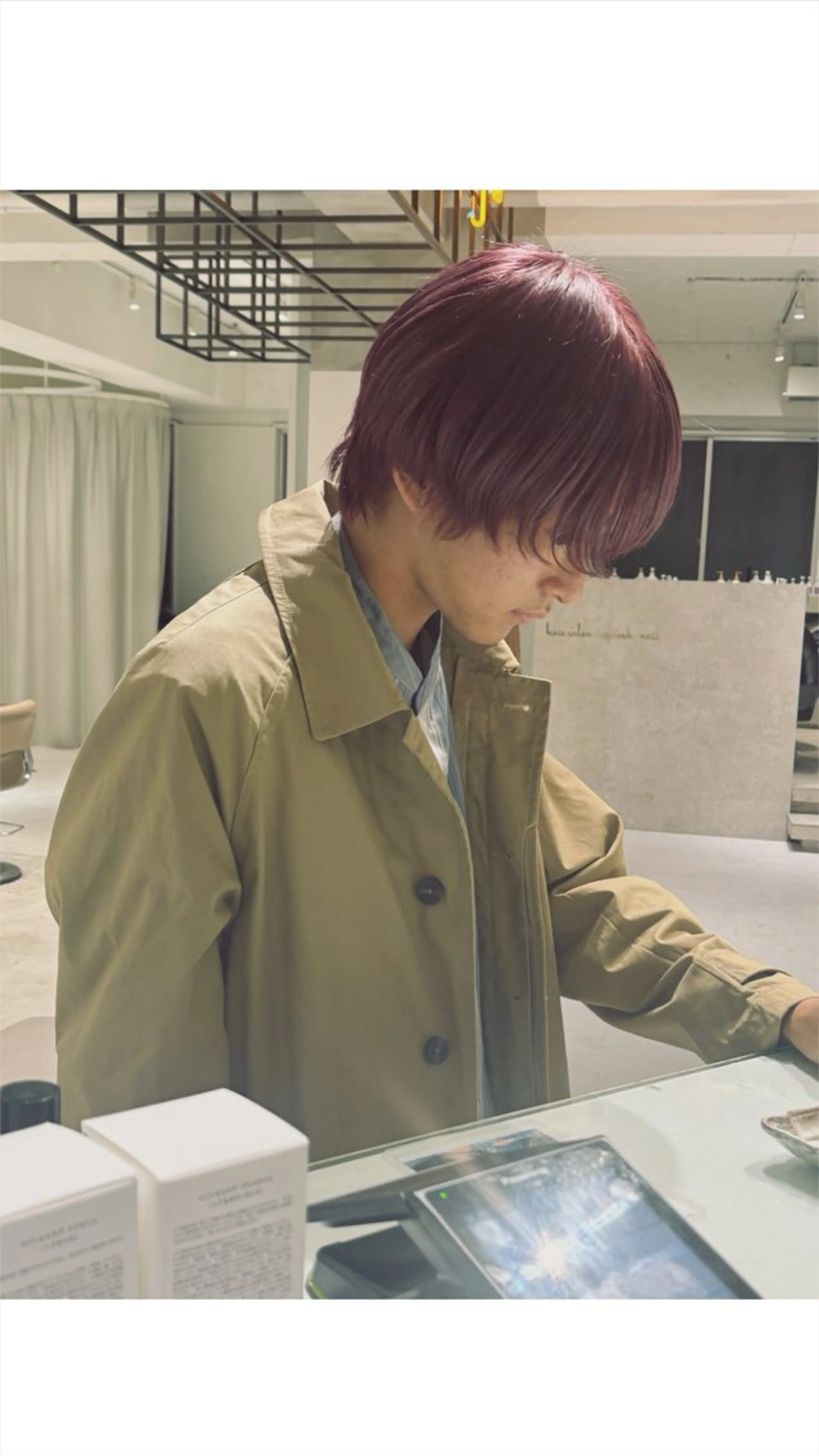 19時30分​〜​1bleach.1color🌿リクエスト予約での受付ですの写真