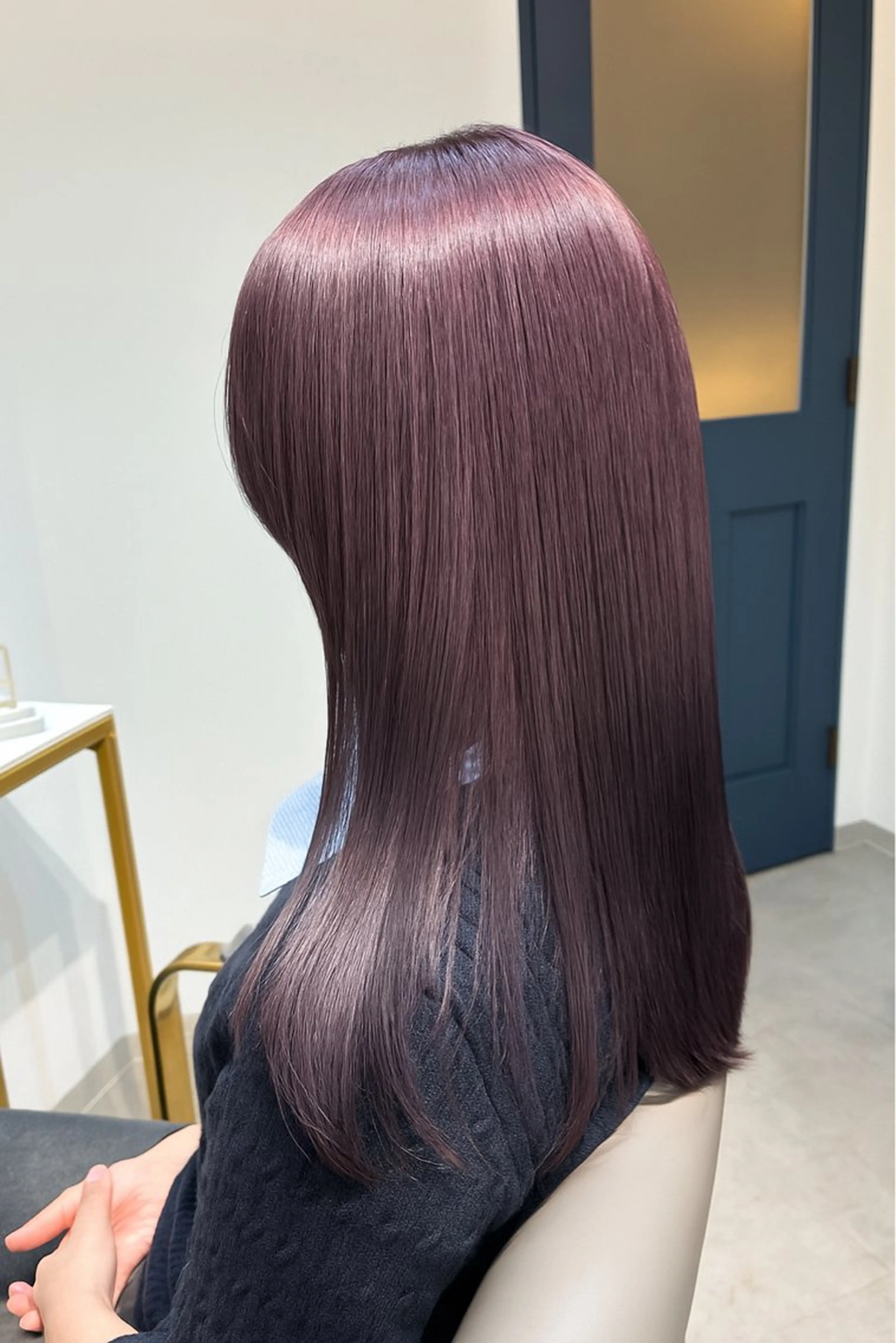 ミディアム ボブレイヤー ミディアムパーマ ボブ ハイライト 髪質改善 カット ヘアカラー トリートメント The Apartment of Solon Citta 船橋609所属・髪質改善/縮毛矯正/ 美髪/個室/ハラのヘアスタイル