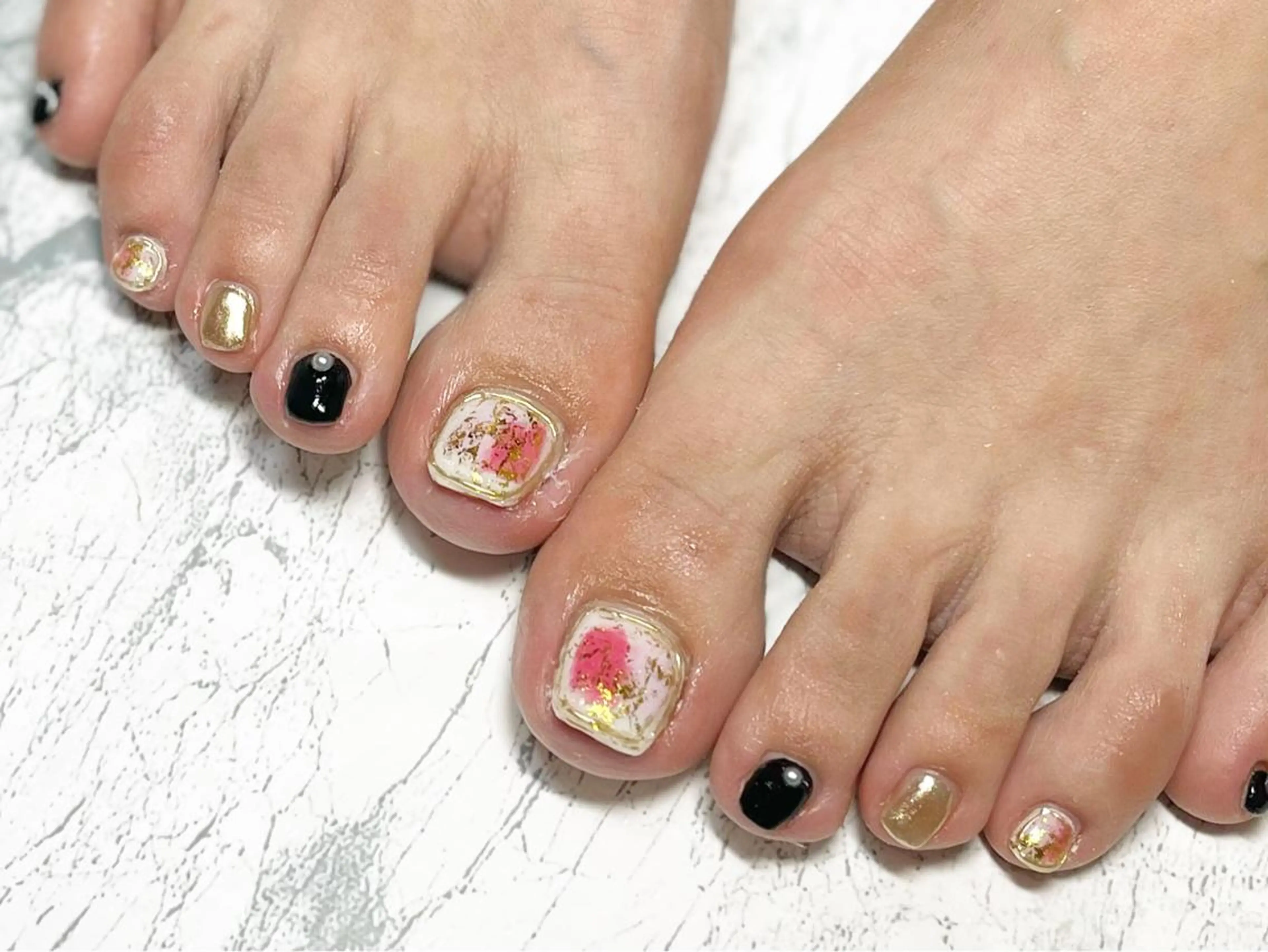 ネイル フットネイル ニュアンスネイル シンプルネイル 春ネイル 夏ネイル ネイル フフラ所属・nail fufla ♡yamane♡のネイルデザイン