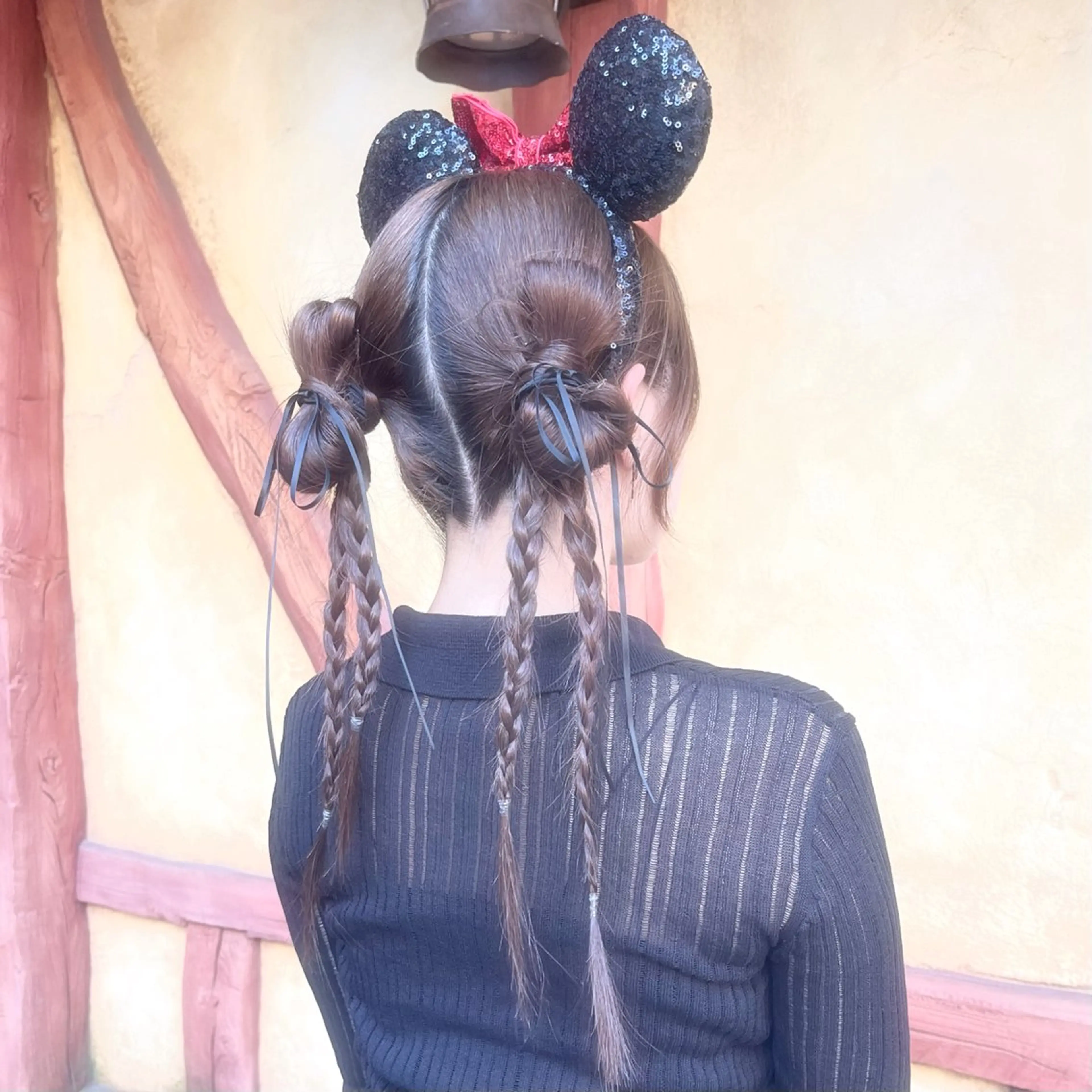 ྀི韓国アイドル風 ྀིヘアセット 【カチモリ、ポニーテール等などアップ系】指名料込の写真