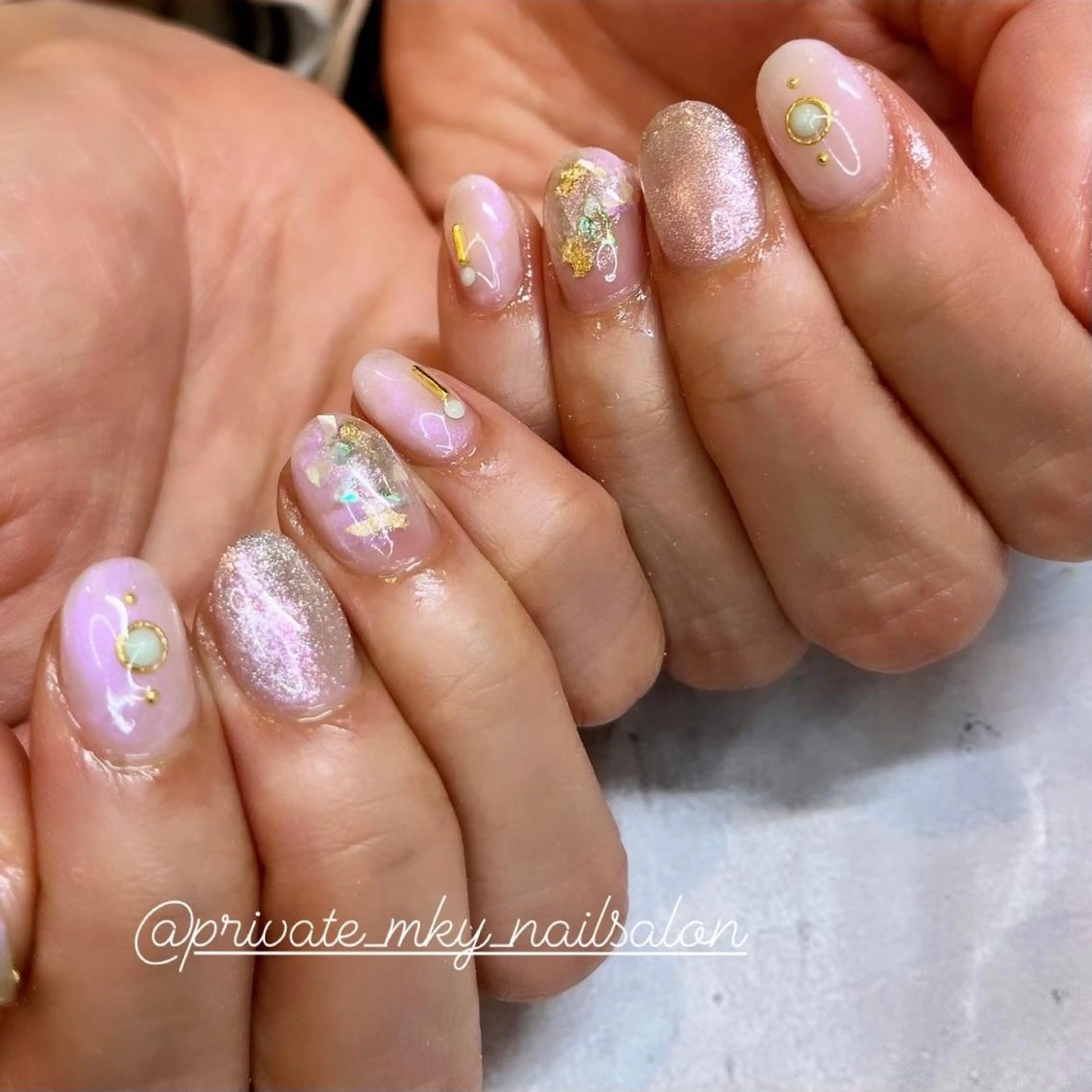 ミディアム MKY salonのネイルデザイン