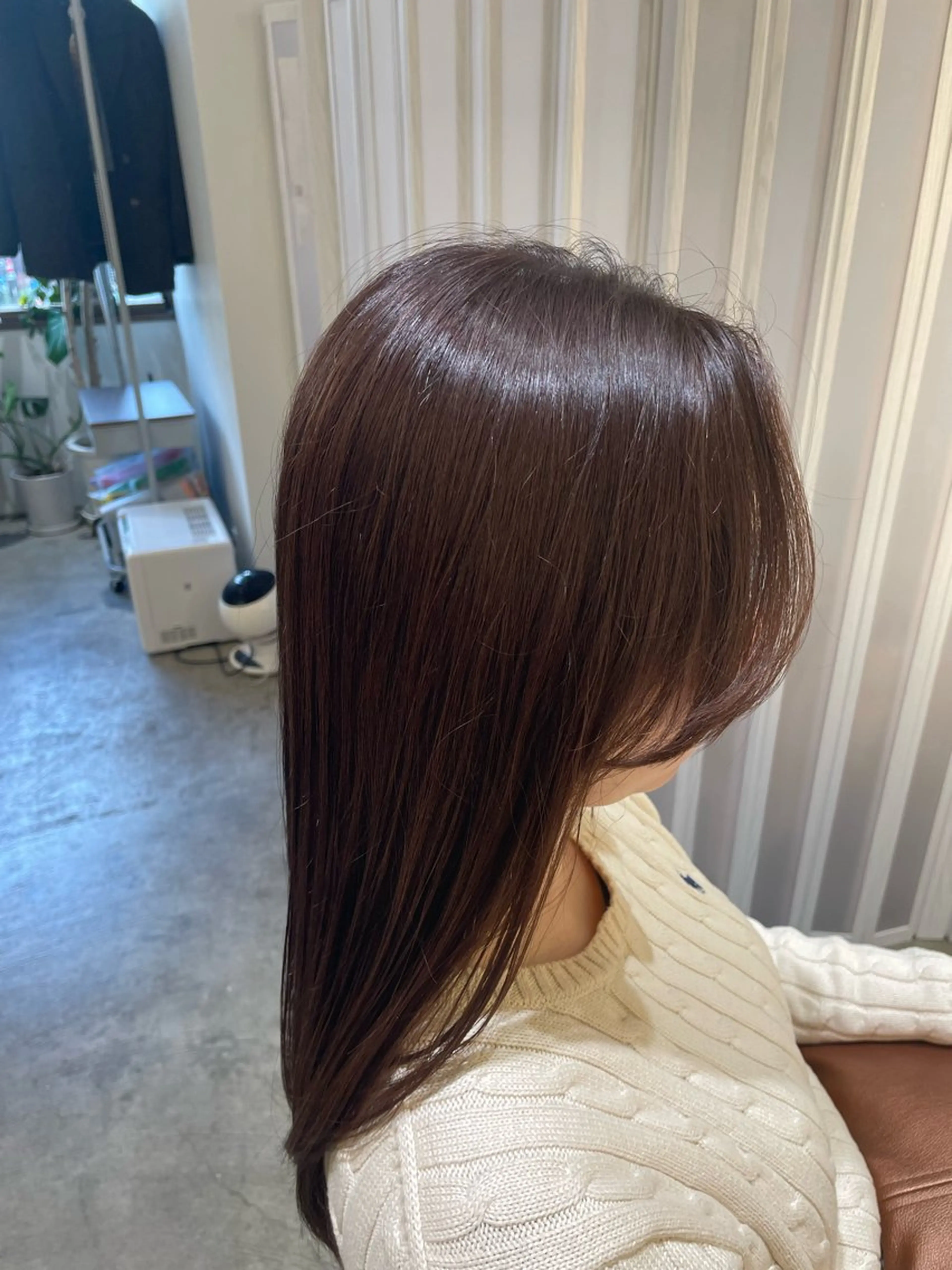 セミロング カラー 似合わせカット カット ヘアカラー トリートメント 中野渡 真利那のその他イメージ