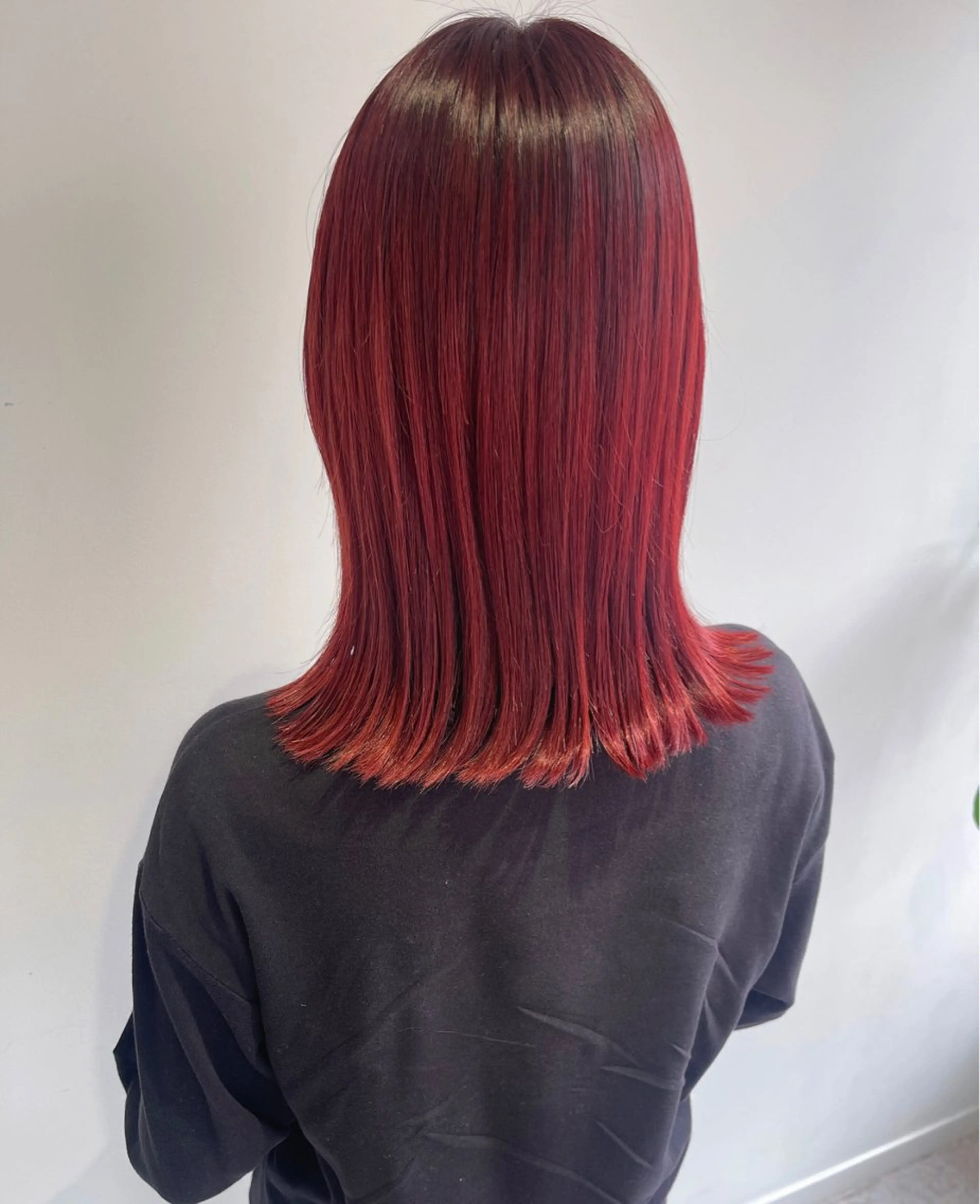 ミディアム カラー ブリーチ カット ヘアカラー 唐澤 千尋のヘアスタイル