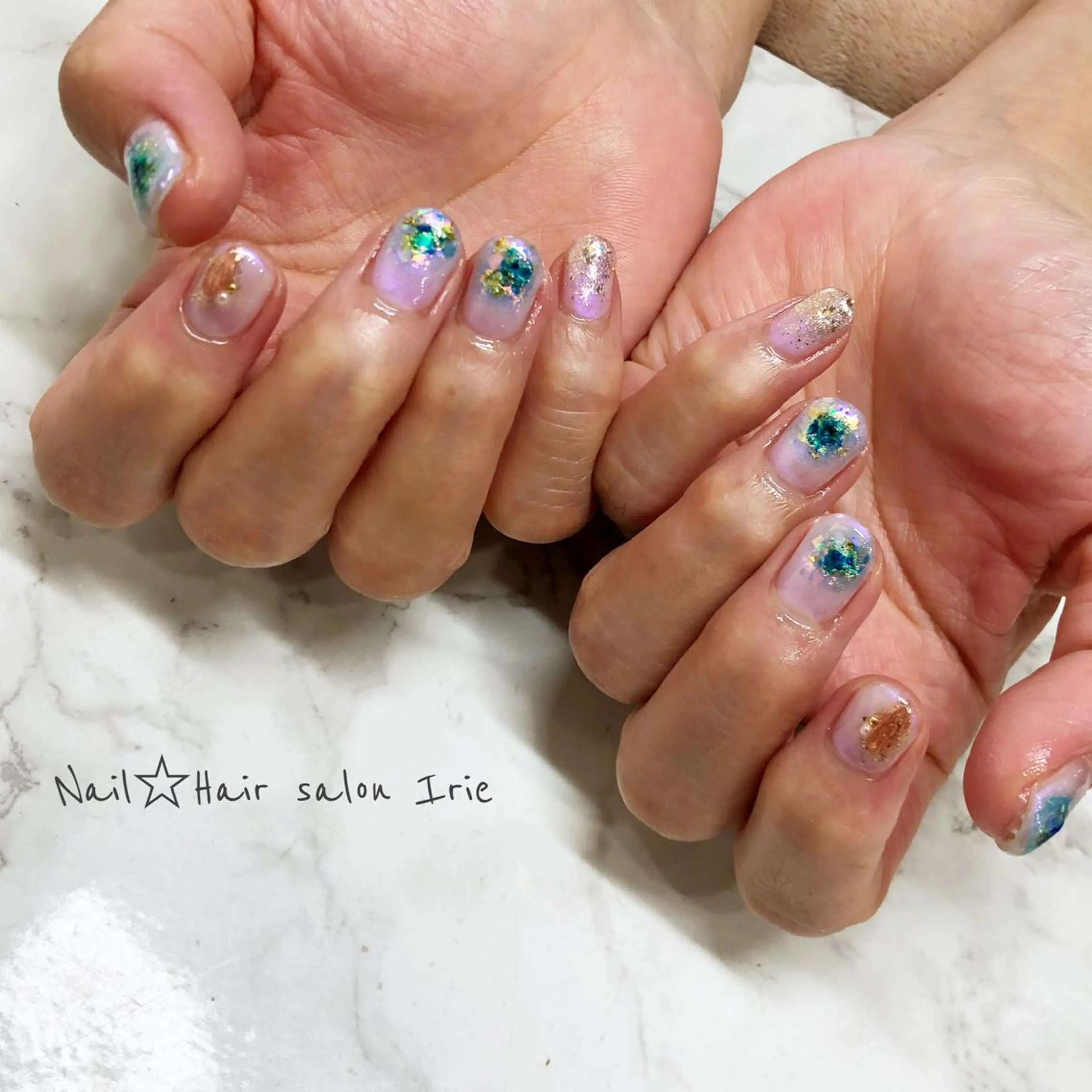 ネイル Hair salon Irie所属・與儀 知佳のネイルデザイン