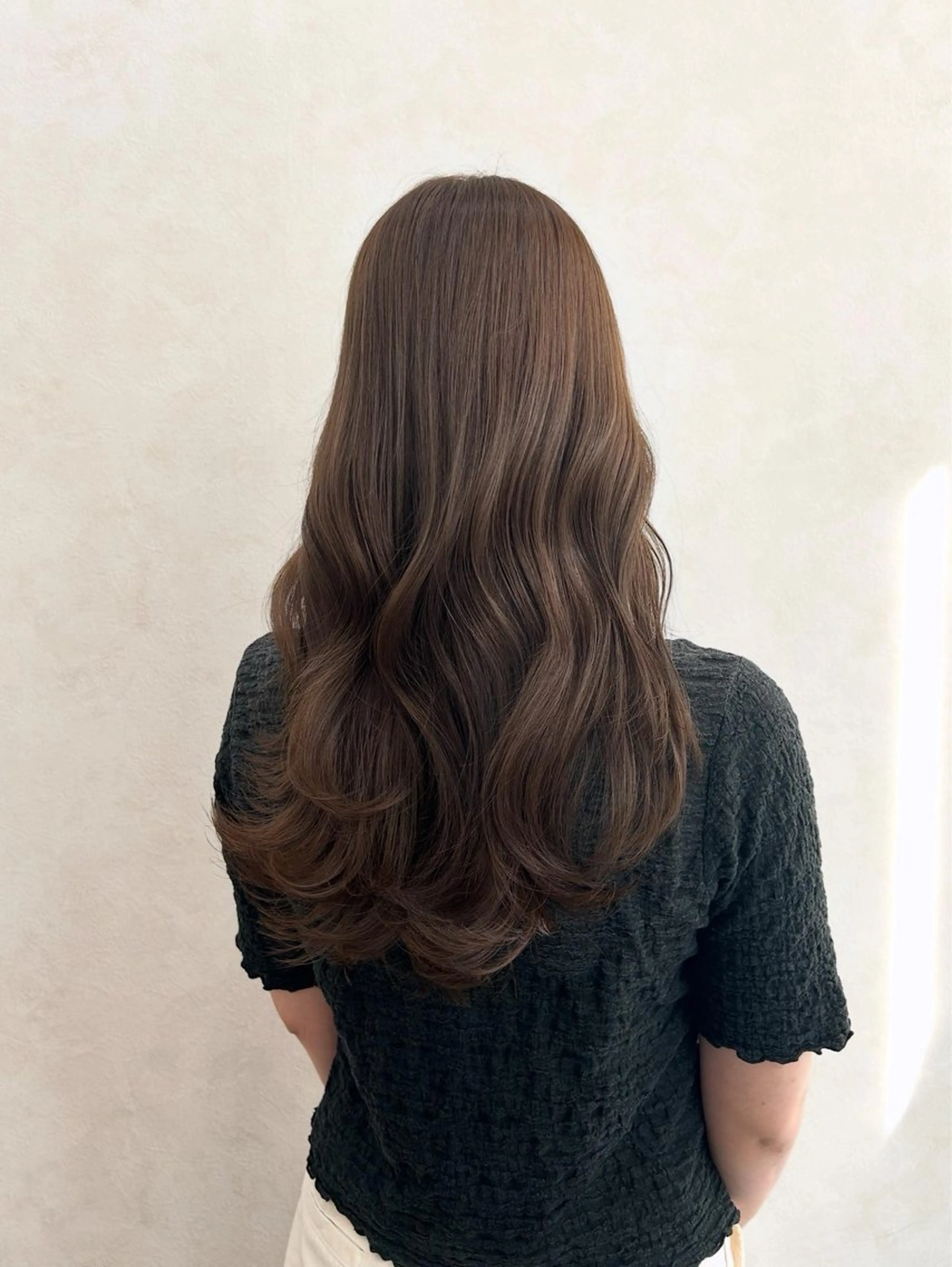 ミディアム カラー カット ヘアカラー トリートメント ヘアセット 🌷横浜/レイヤー /艶カラー🌷のヘアスタイル