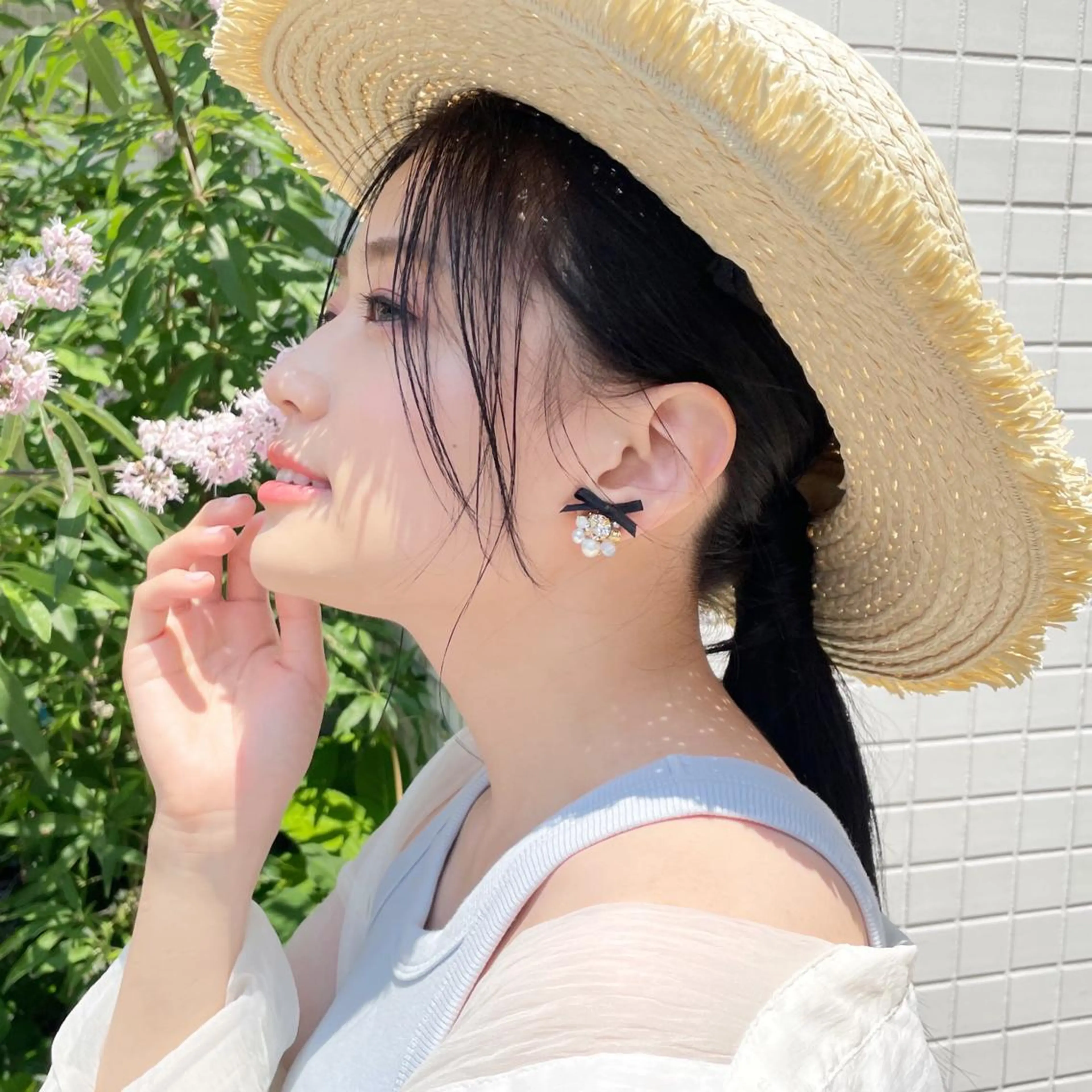 ロング カラー ヘアアレンジ EMANON天神所属・Hitomi Ezakiのヘアスタイル