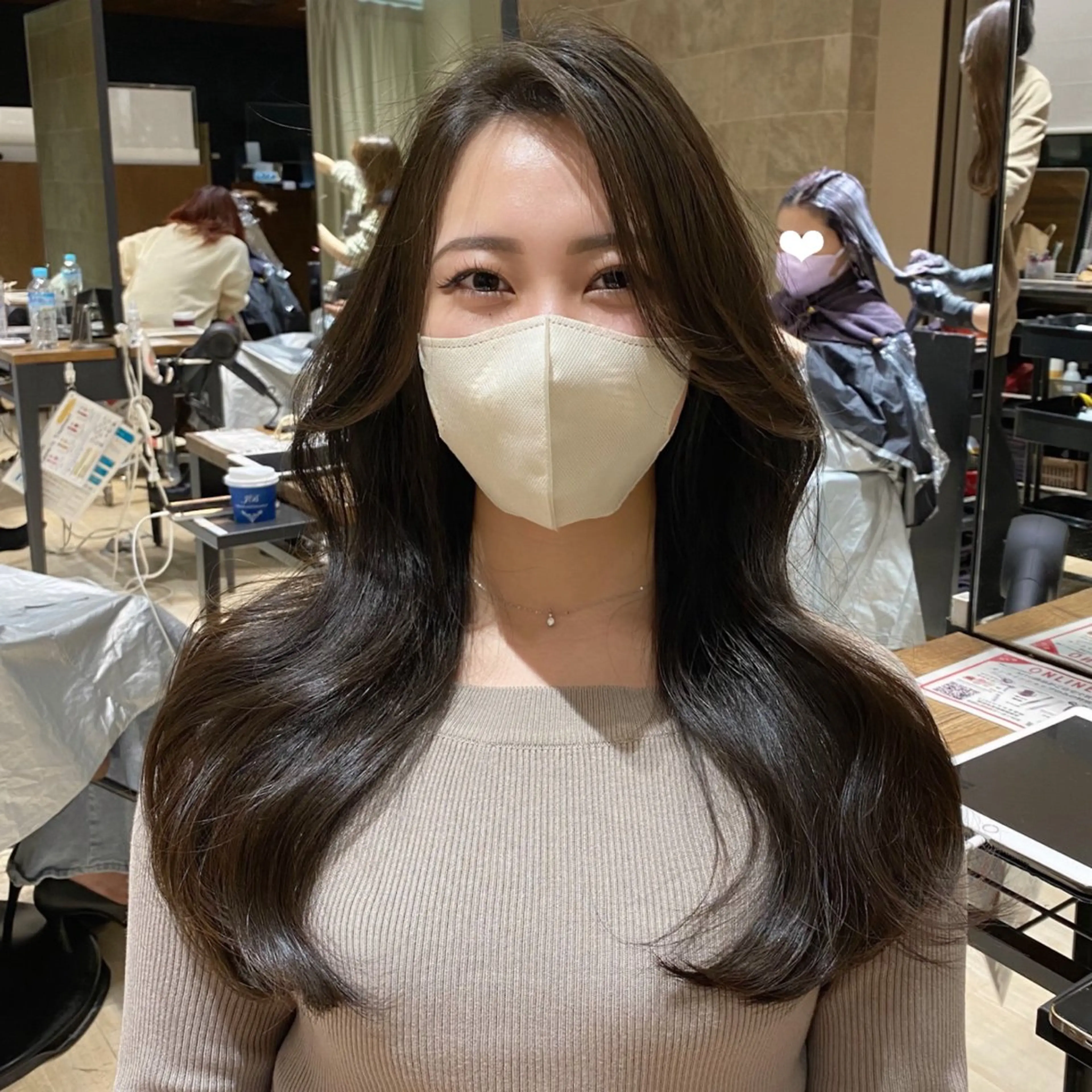 ロング カラー レイヤー/顔周り /透明感🩶高橋大のヘアスタイル