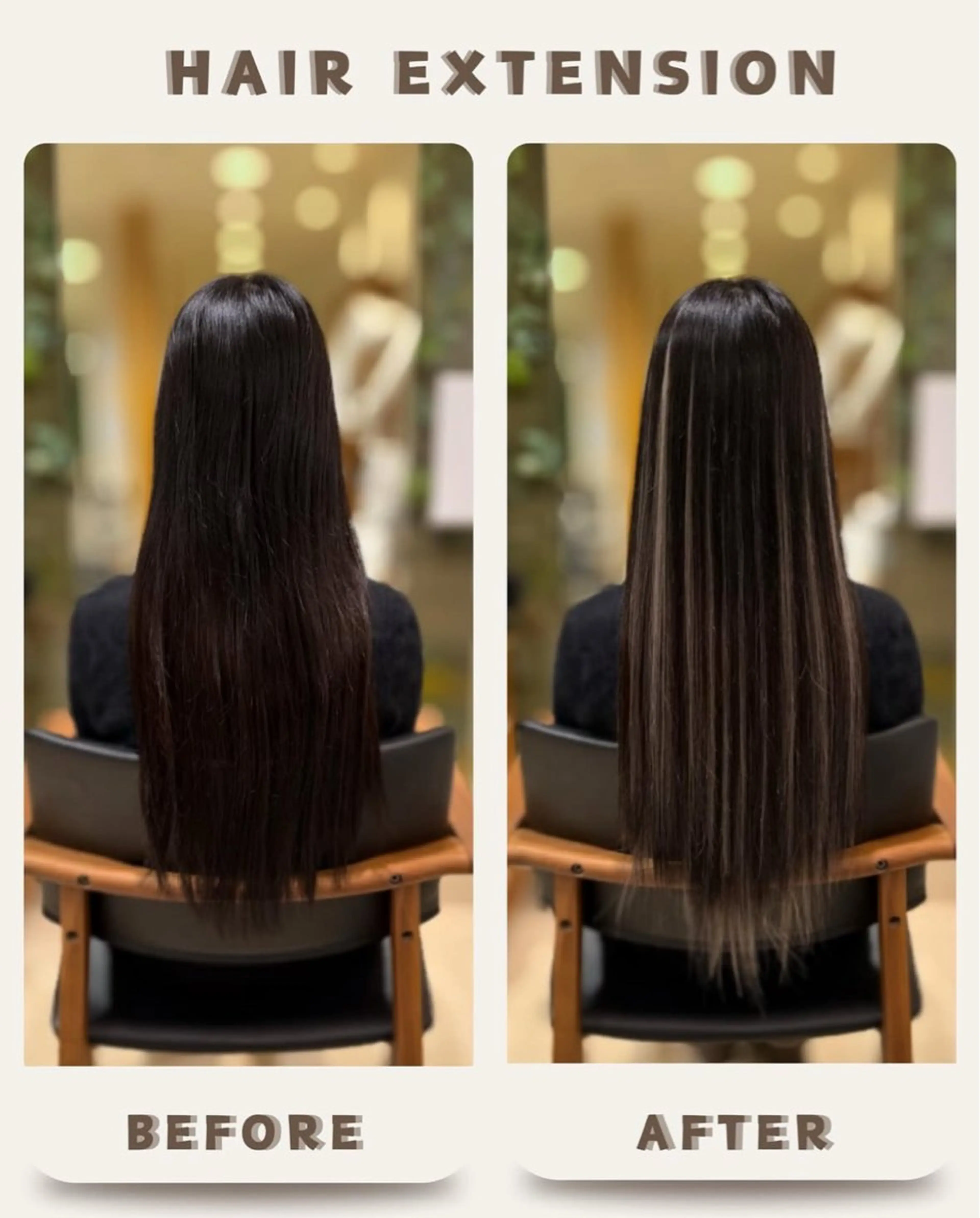 ロング エクステ ハイライト MIYUN🌙 エクステフリーランスのヘアスタイル