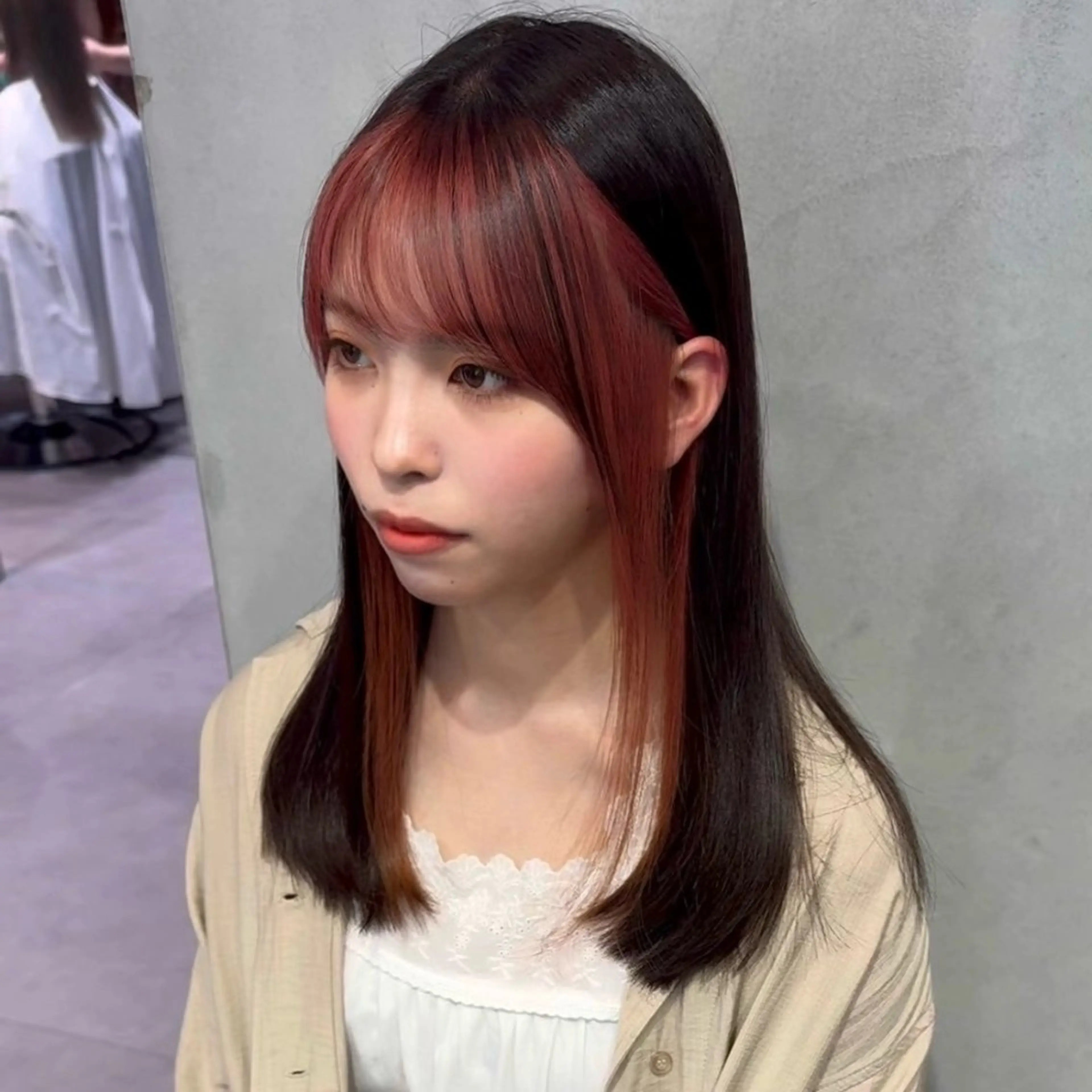 ロング カラー Bonheur所属・茨木メンズ/フェザー パーマ/酒井壮大のヘアスタイル