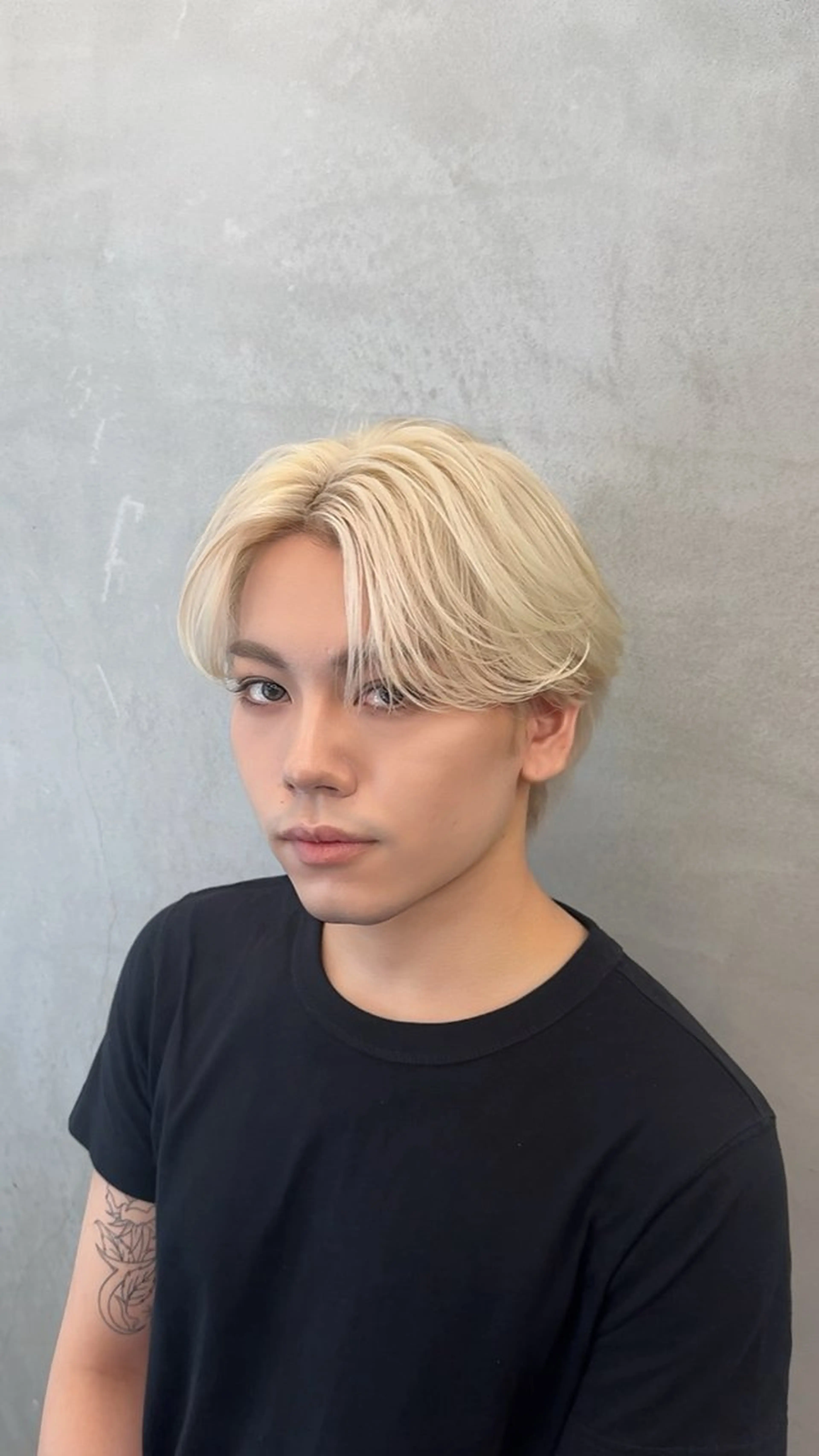 カラー メンズ ヘアカラー ハイトーン/デザイン カラー/悠斗のヘアスタイル