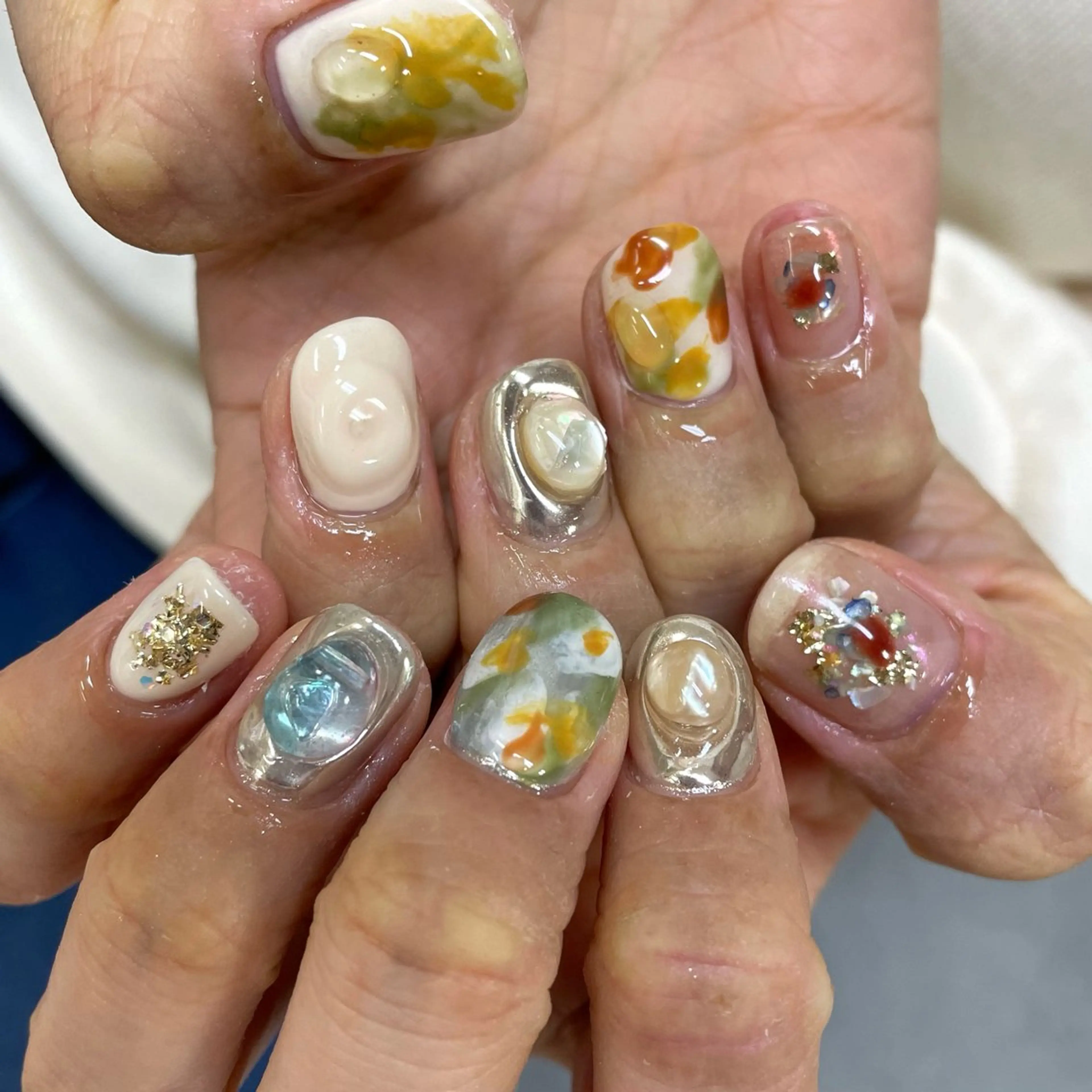 ネイル ハンドネイル フットネイル ネイルサロンアネラ所属・Nail💞 rinakoのネイルデザイン