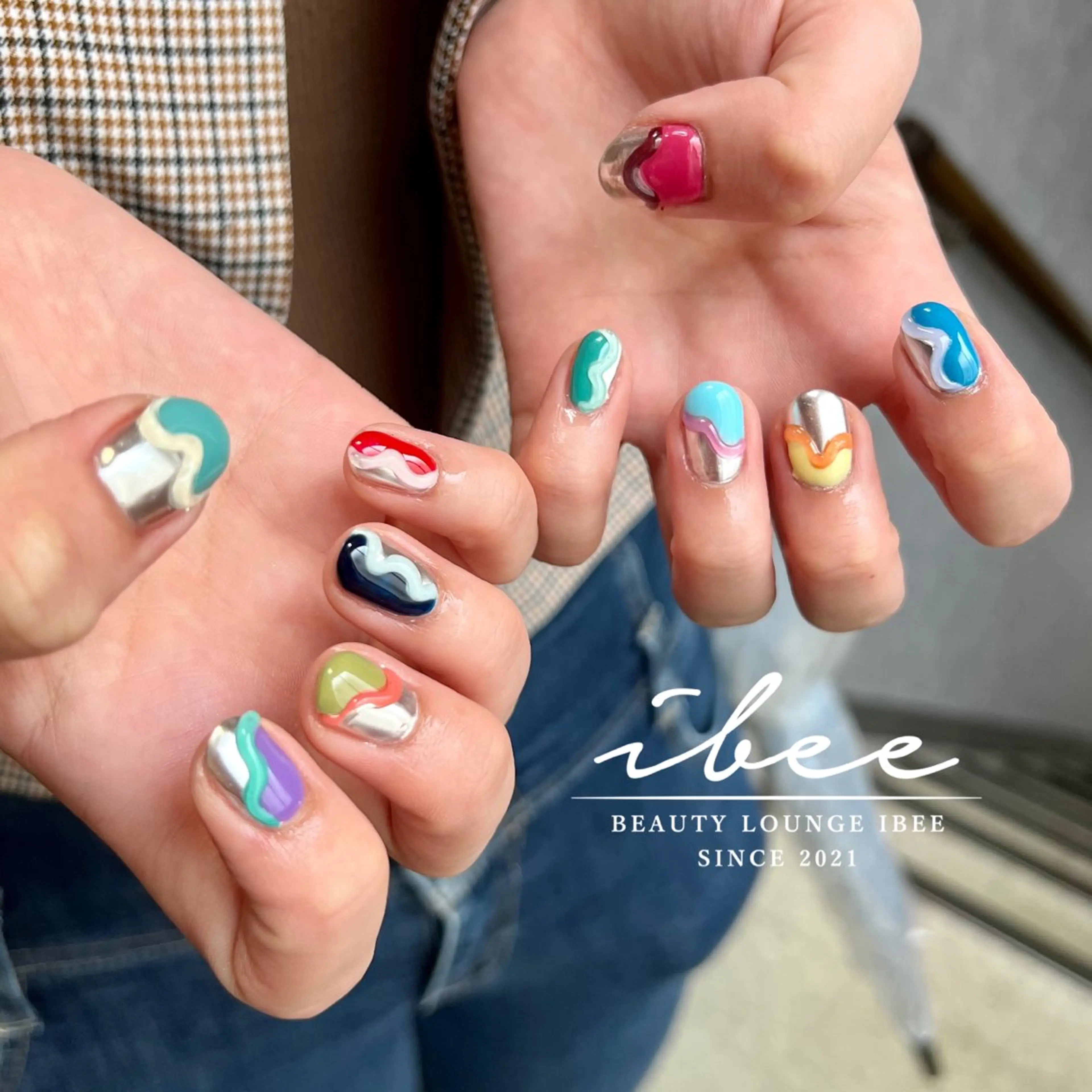 ネイル ハンドネイル ibee nail 🤍yumiのネイルデザイン