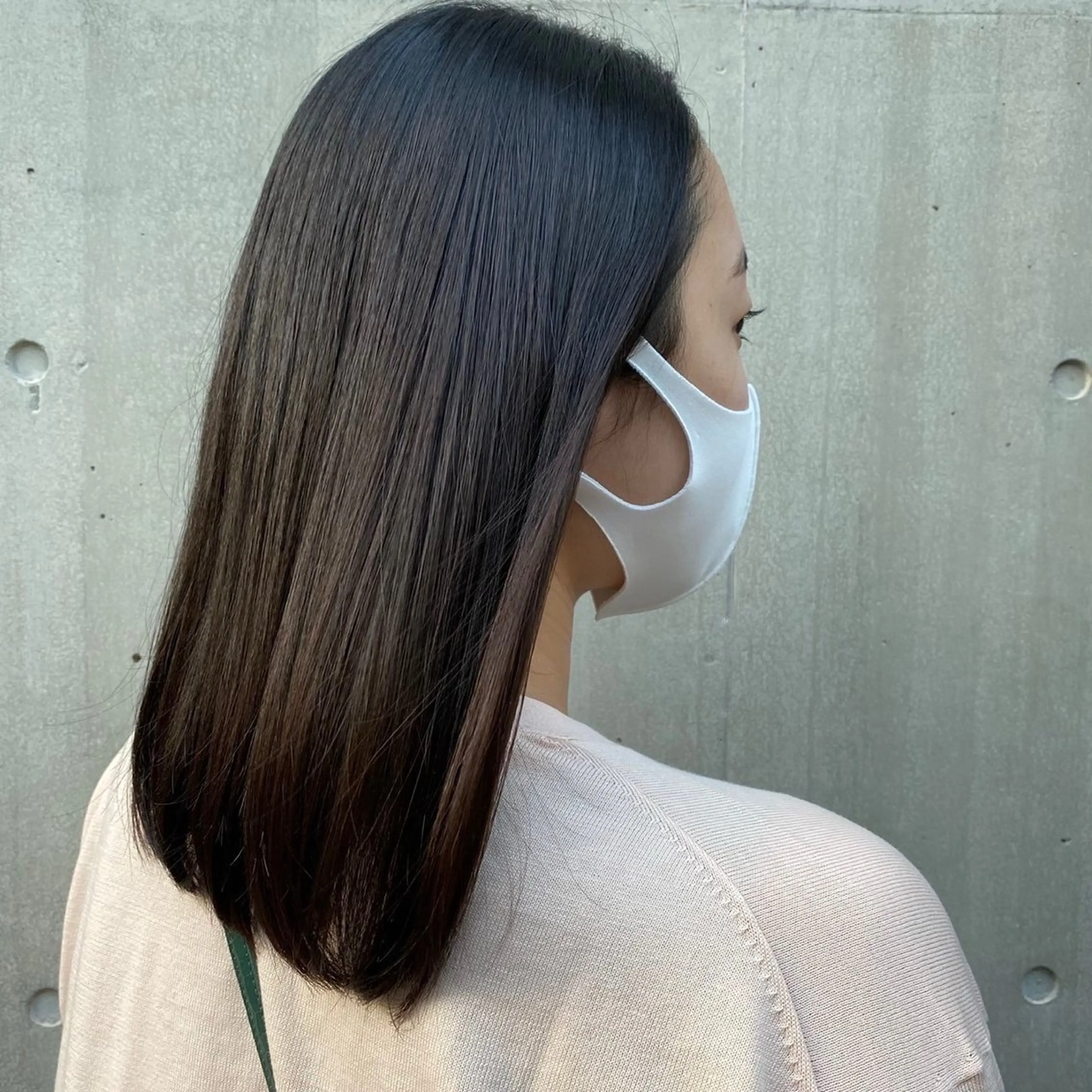 セミロング SLOW by opsia所属・カットモデル募集中 曳舟FUKUDAのヘアスタイル