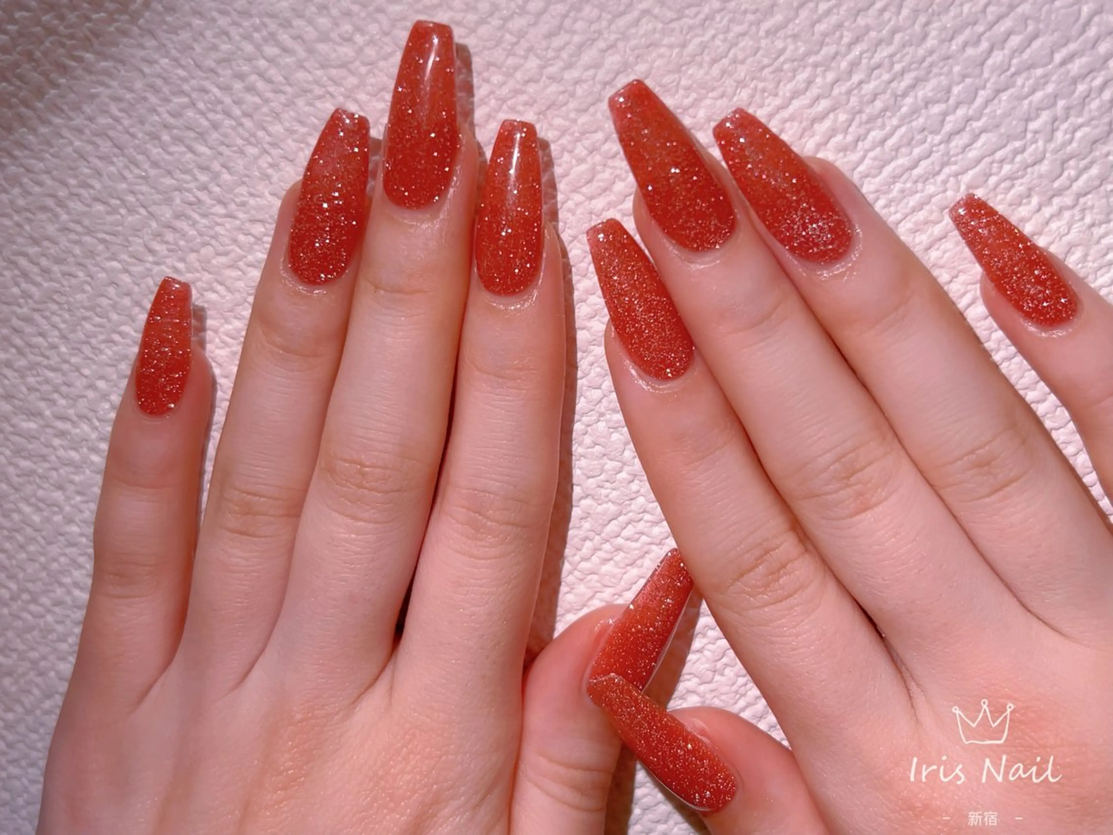 ネイル フレンチネイル ジェルネイル グラデーション 韓国ネイル マグネットネイル ハンドネイル 【長さ出し】 IRIS NAILのネイルデザイン