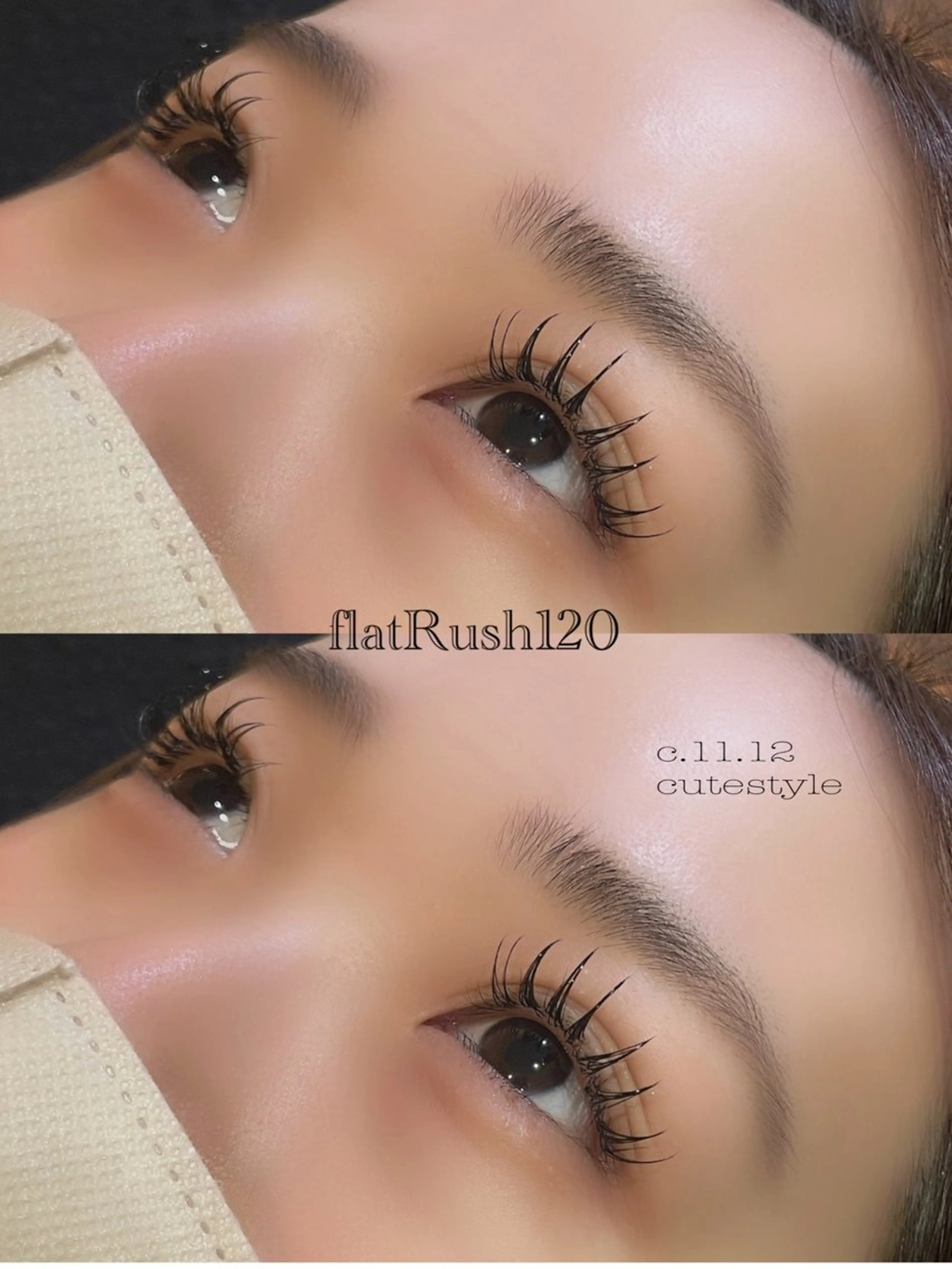 マツエク・マツパ 🫧飛山琉桜/二条 ネイルアート/束感のマツエク・マツパデザイン