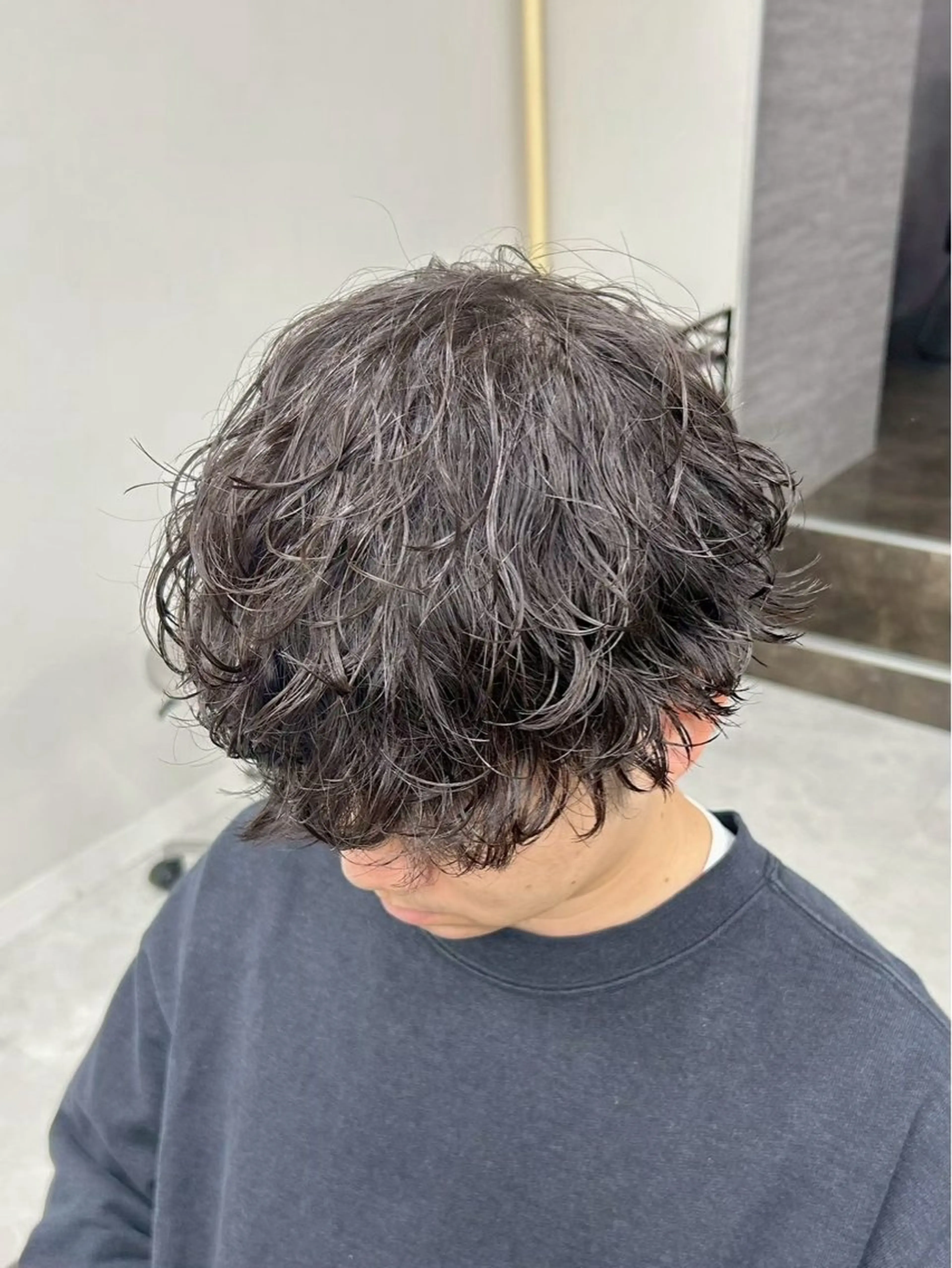 【🐈‍⬛期間限定クーポン🐈‍⬛】デザインカット➕シャドウパーマ［メンズカット／メンズパーマ／シャドウパーマ］の写真