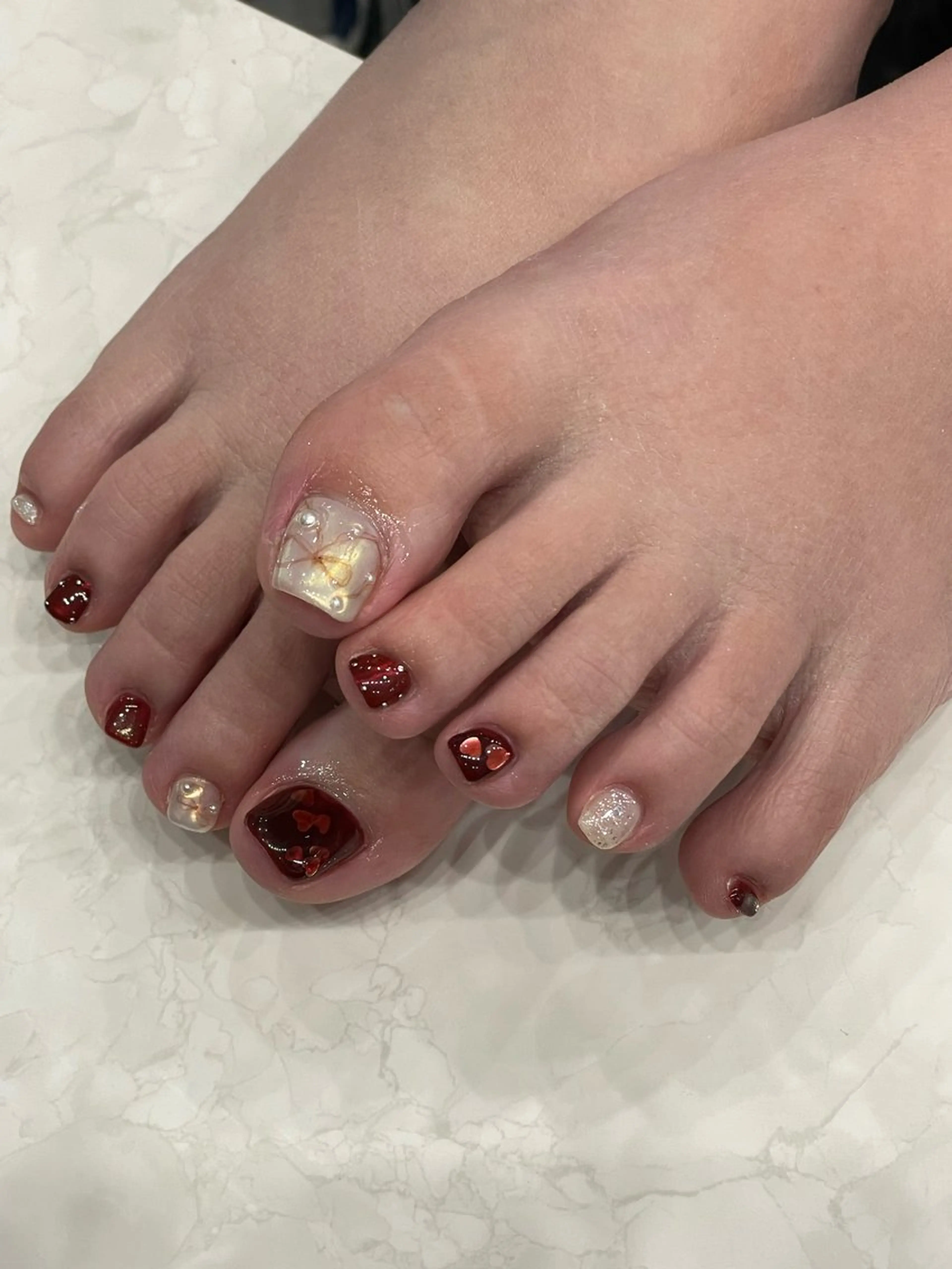 ネイル フットネイル C. Ayaのネイルデザイン