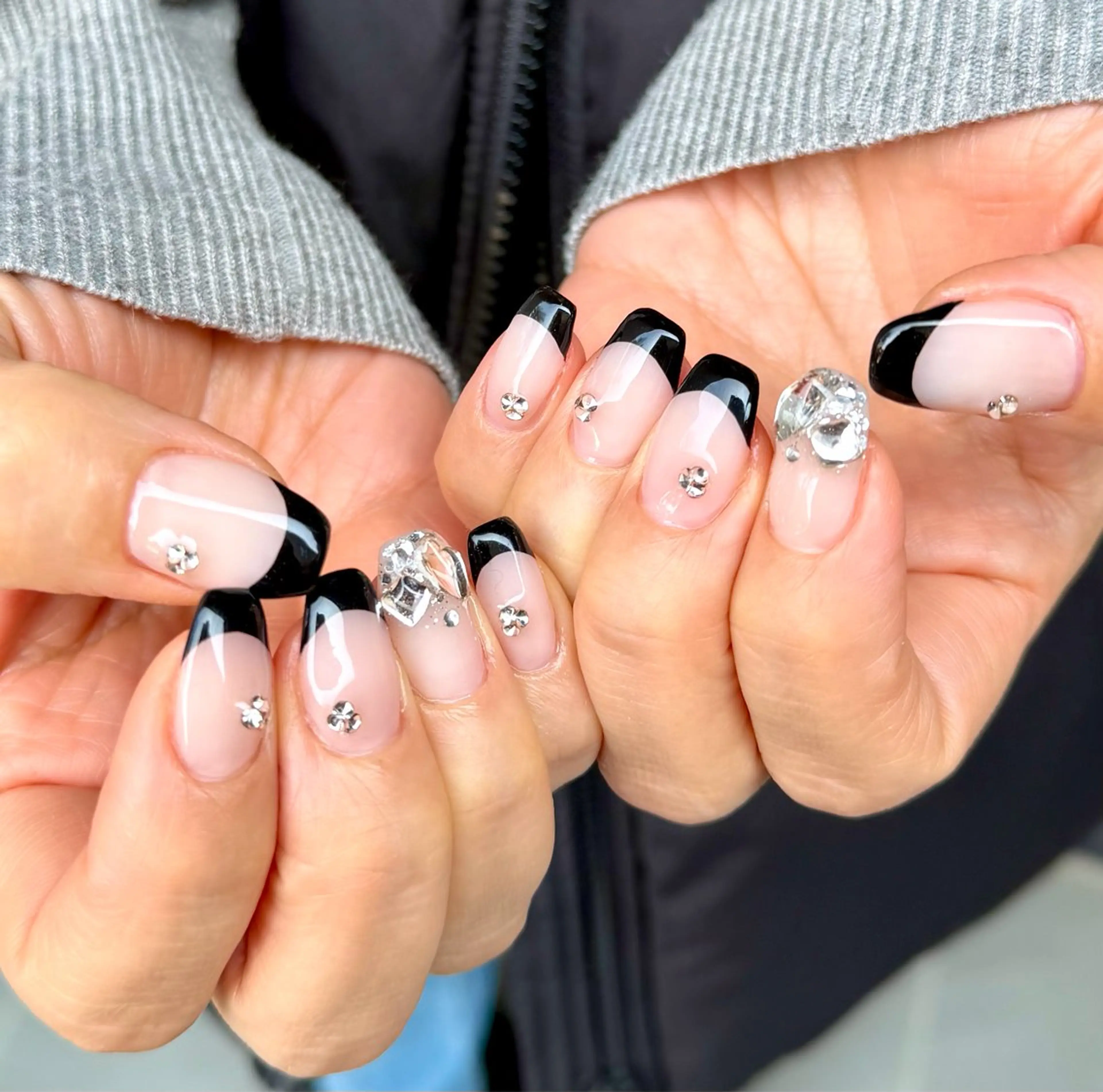 ネイル フレンチネイル ハンドネイル HazeGrass NAILのネイルデザイン