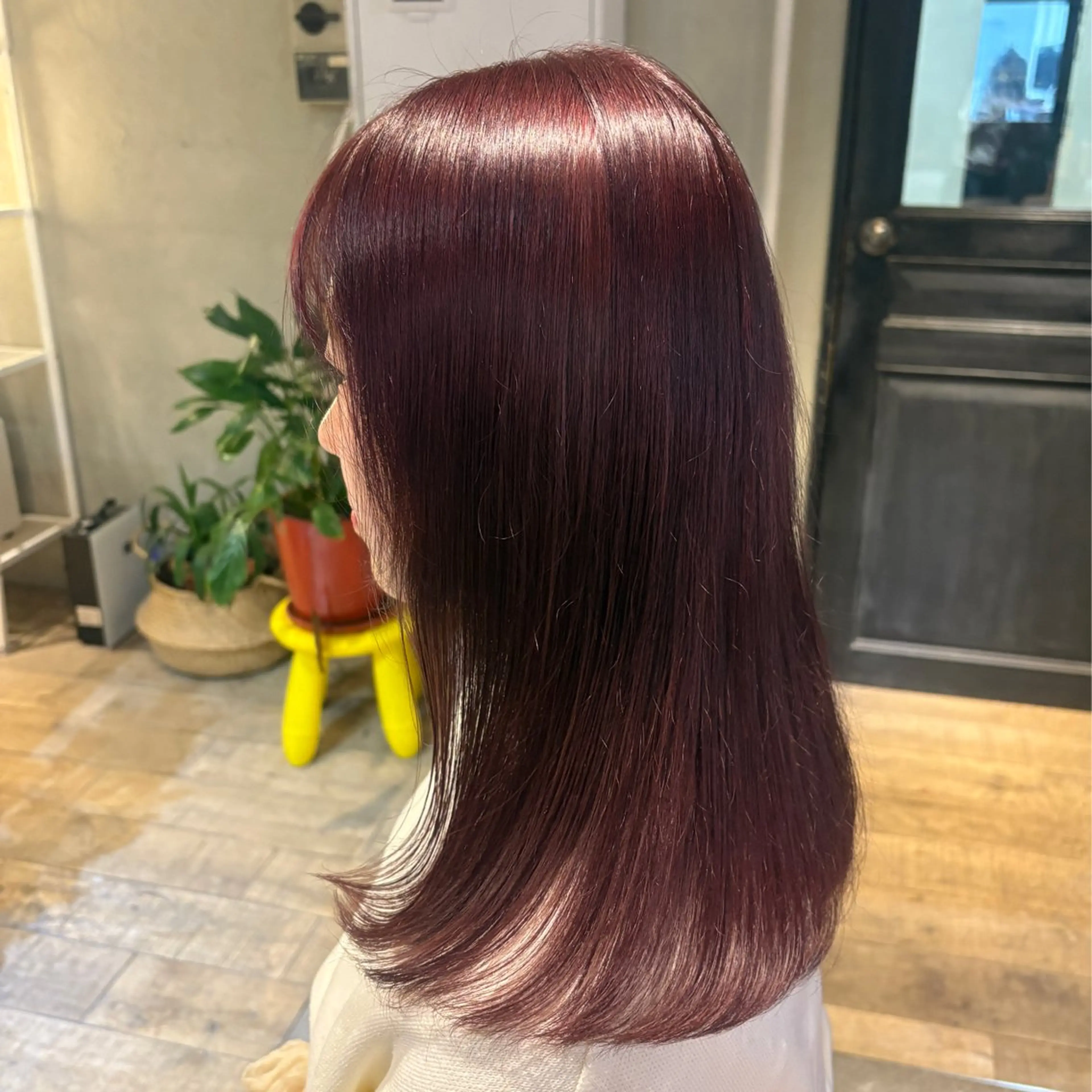 ロング カラー ヘアカラー トリートメント ヘアセット 🫧ハイトーン×艶 カラー🫧 Rionのヘアスタイル