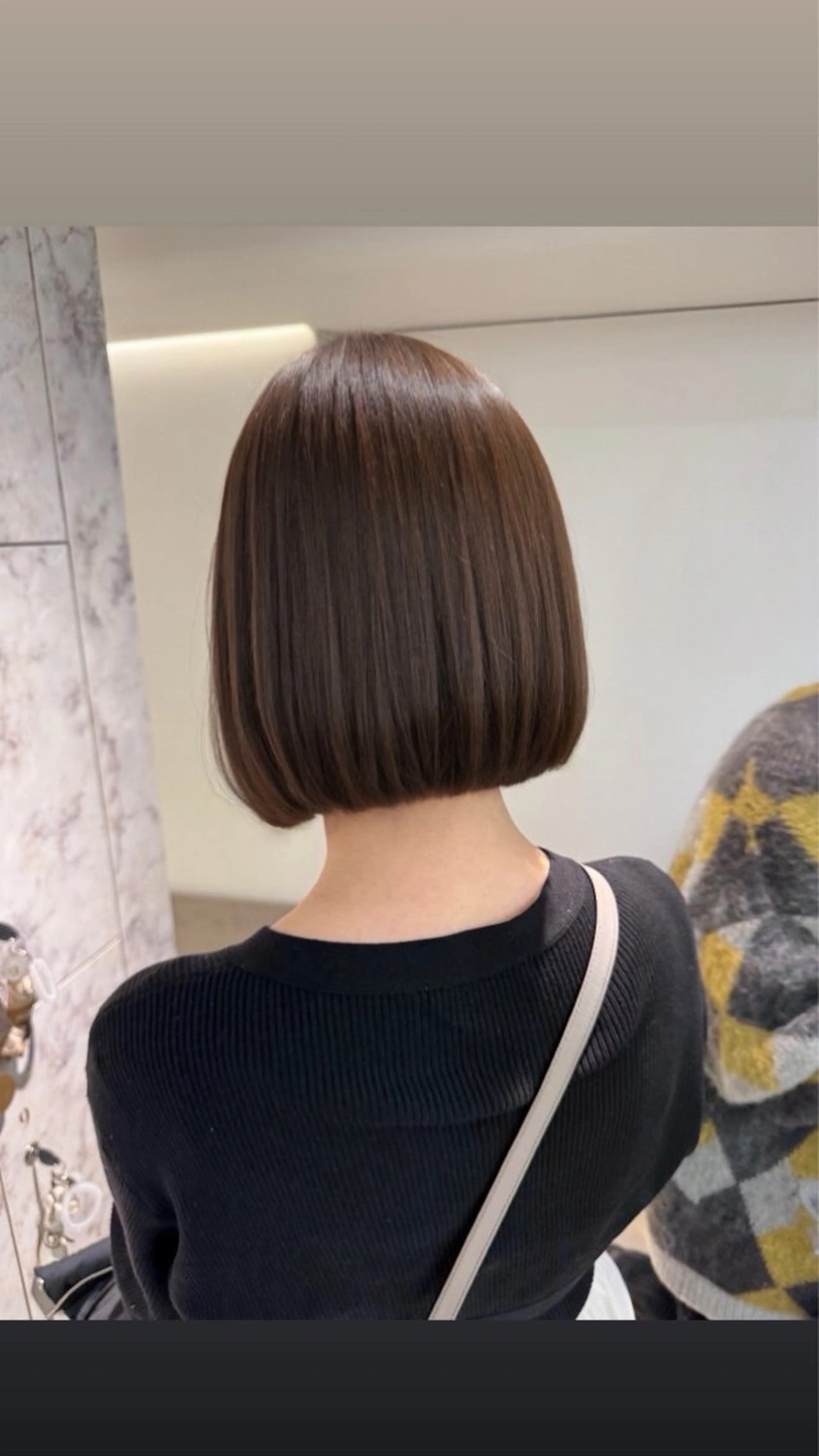 ショート 顔周りカット/髪質改 善/新宿/畑中稔里のヘアスタイル