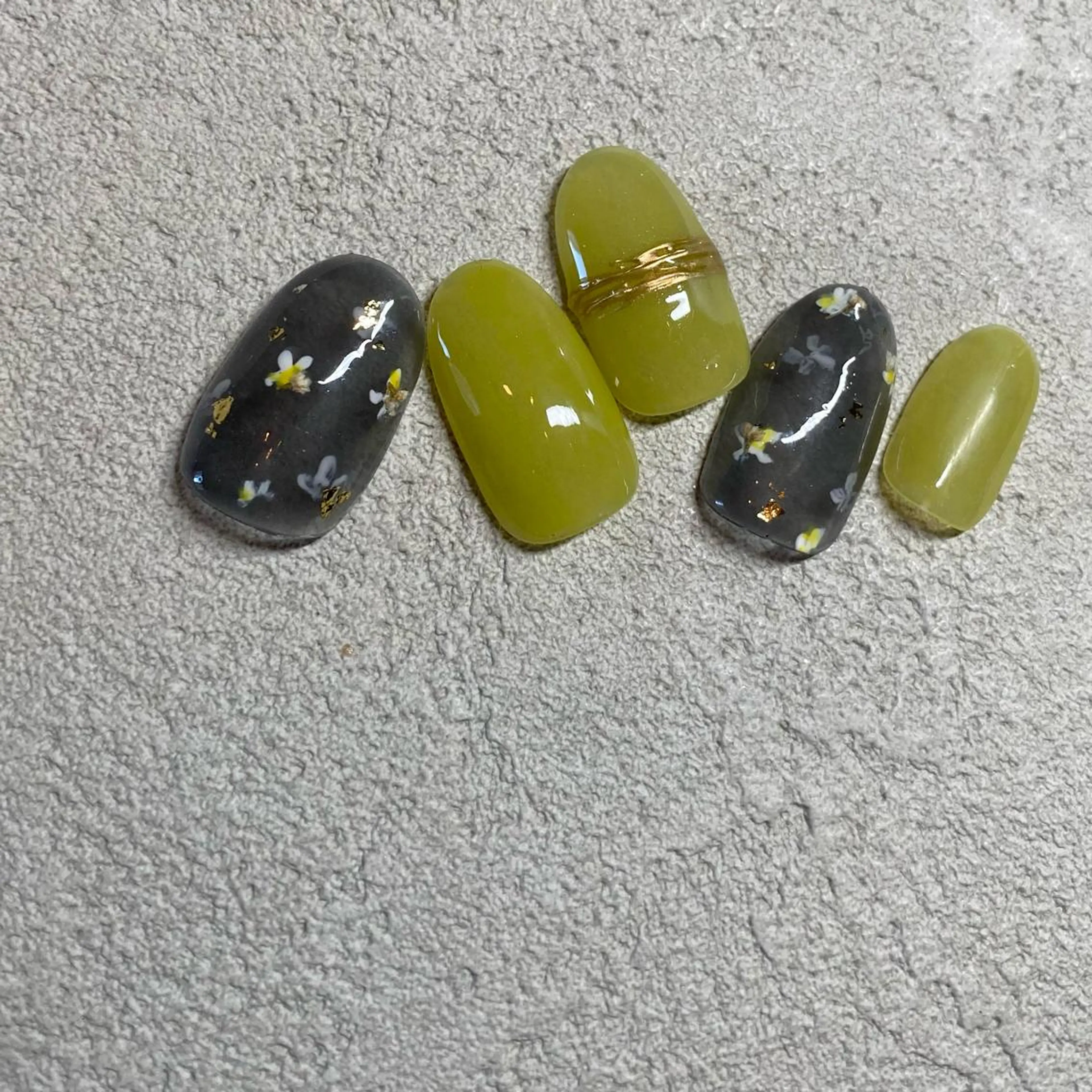 ネイル アートネイル フットネイル ニュアンスネイル 春ネイル 山田 貴子のネイルデザイン