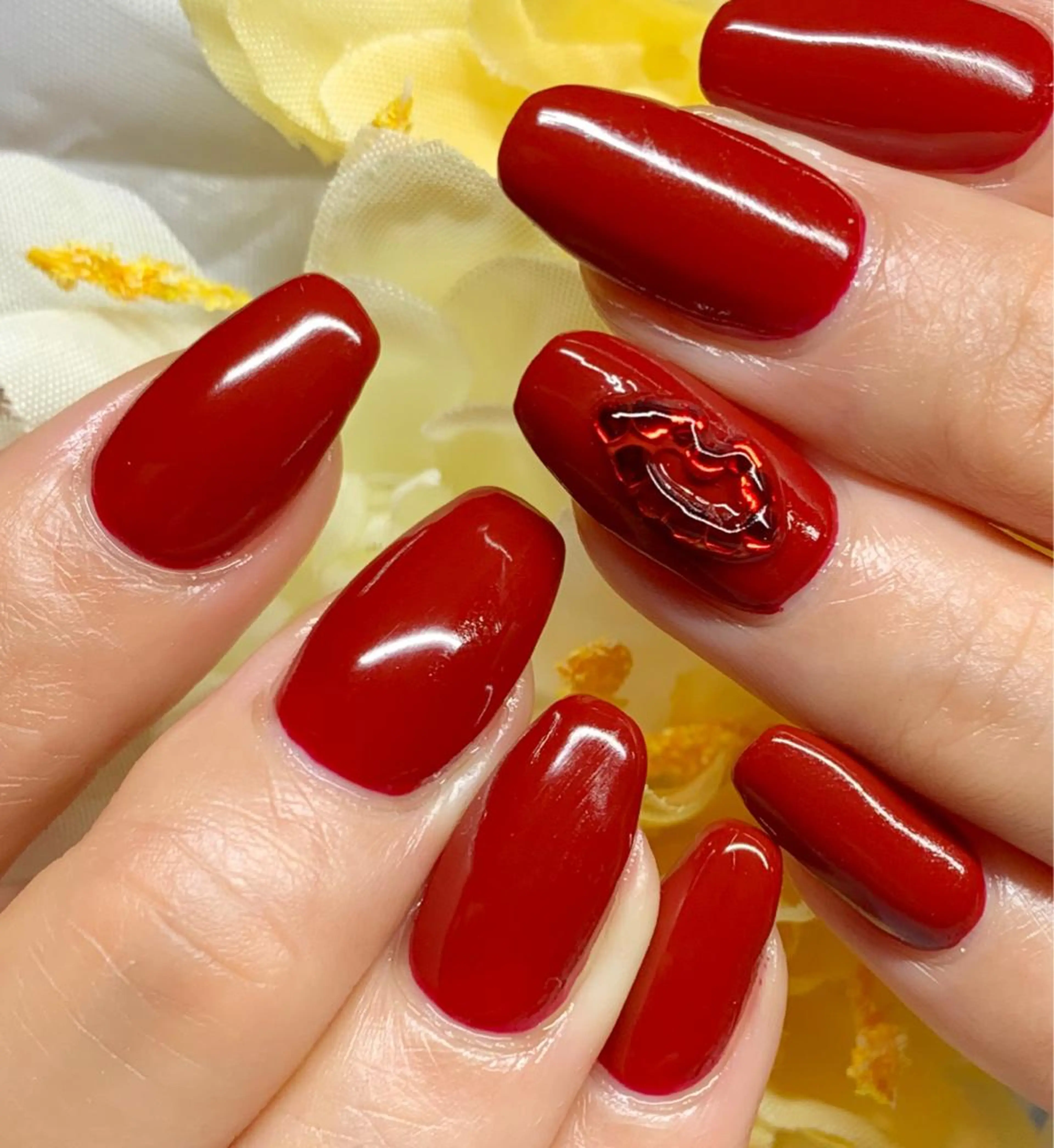 ネイル 長さ出し 持ち込み Nail salon Ramo所属・松田 祥子のネイルデザイン