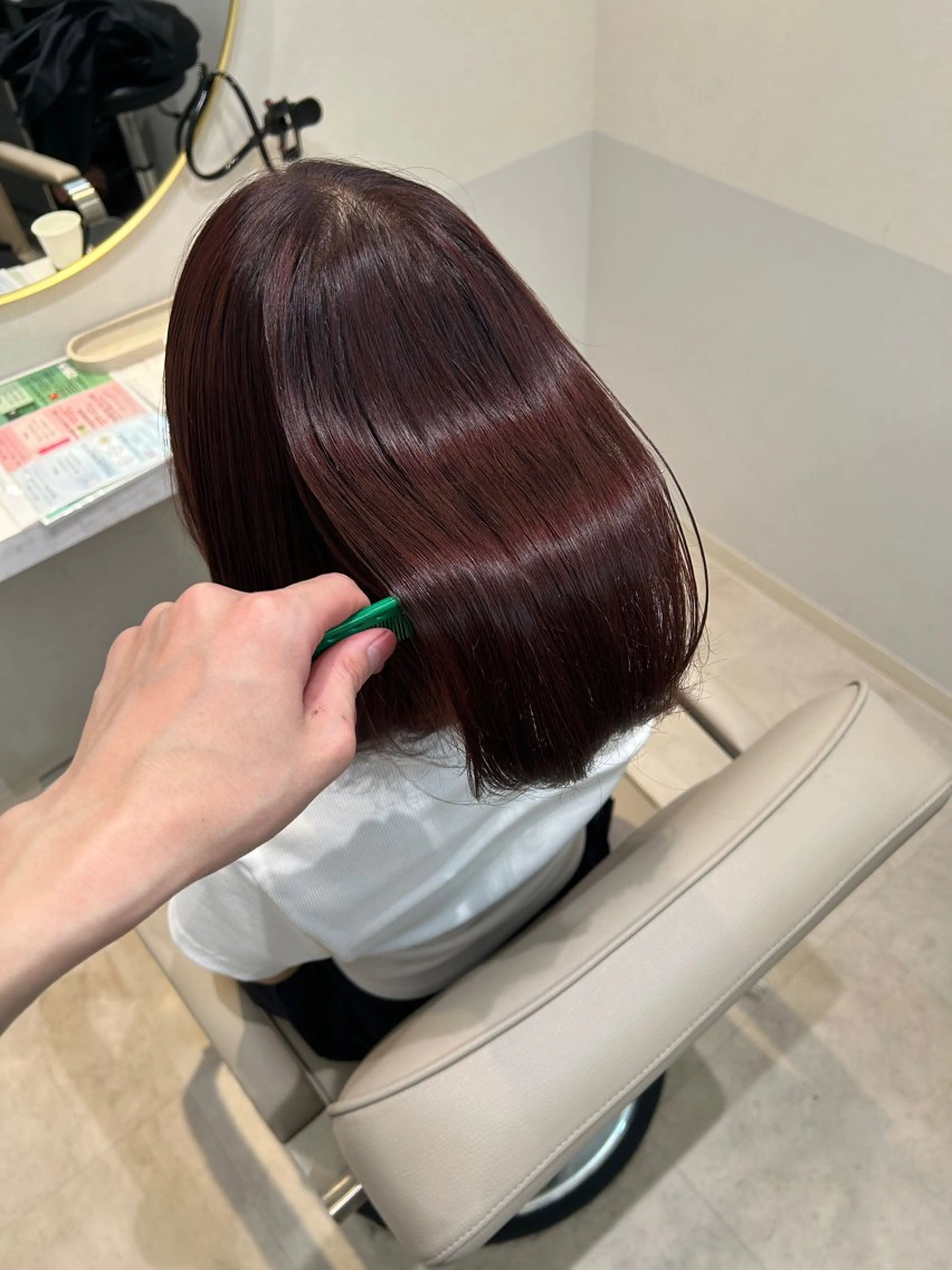 ショート ヘアカラー 左藤 樹真のヘアスタイル